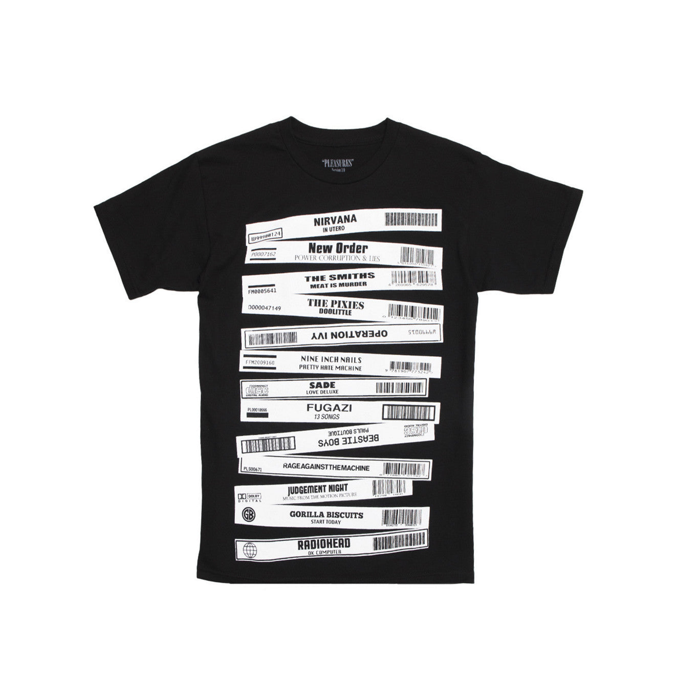 Pleasures Men's CDs Tee - Black