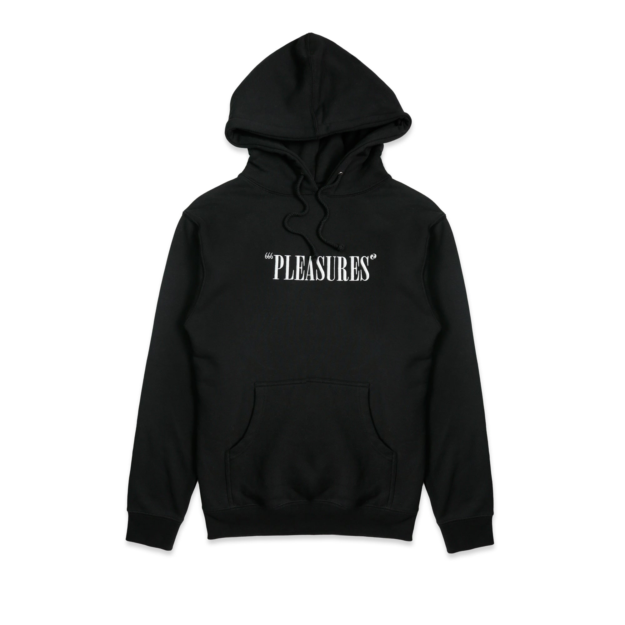 Pleasures Core Logo Embroidered Hoodie [P18F102054]