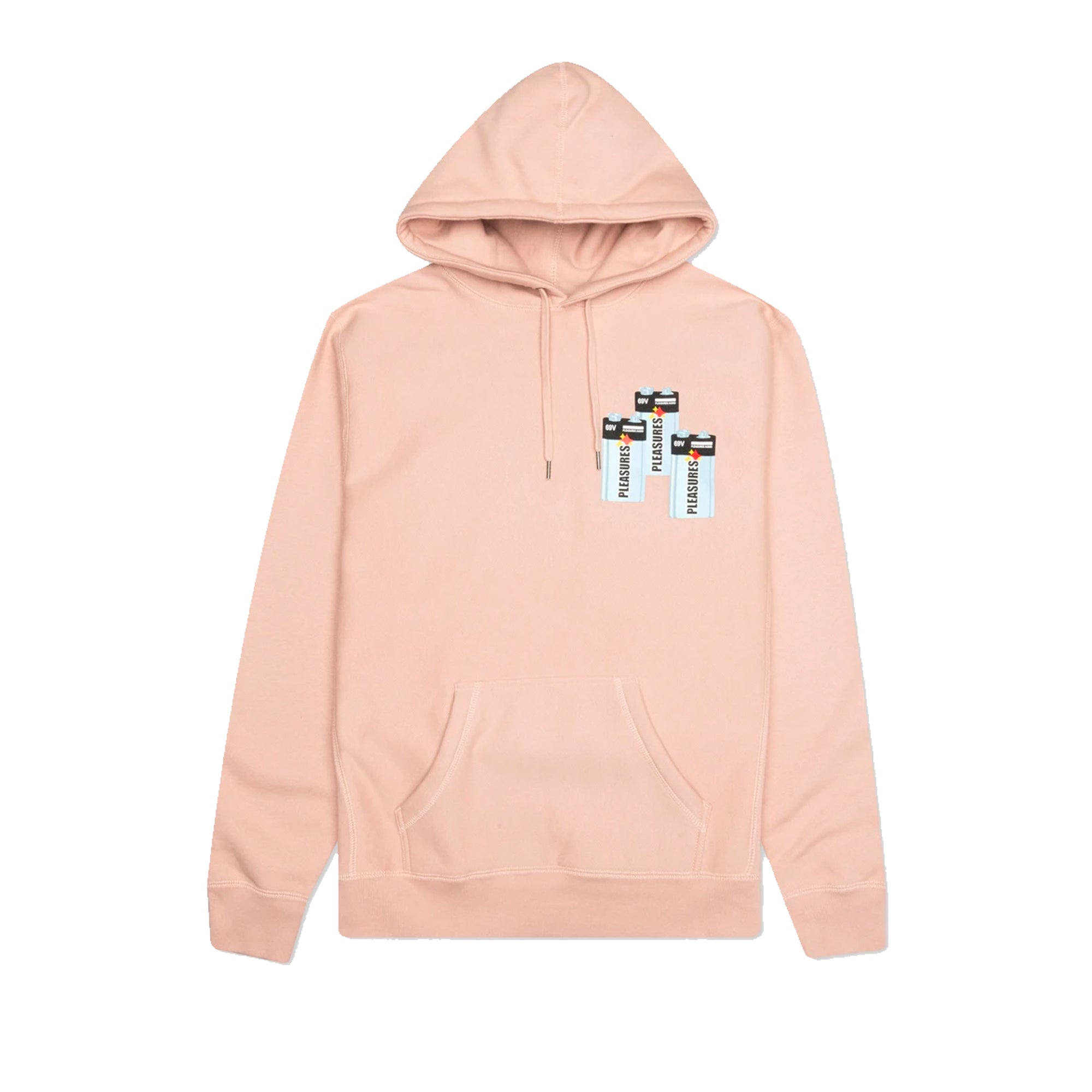 Pleasures Men Charge Preomium Dusty Rose Hoody