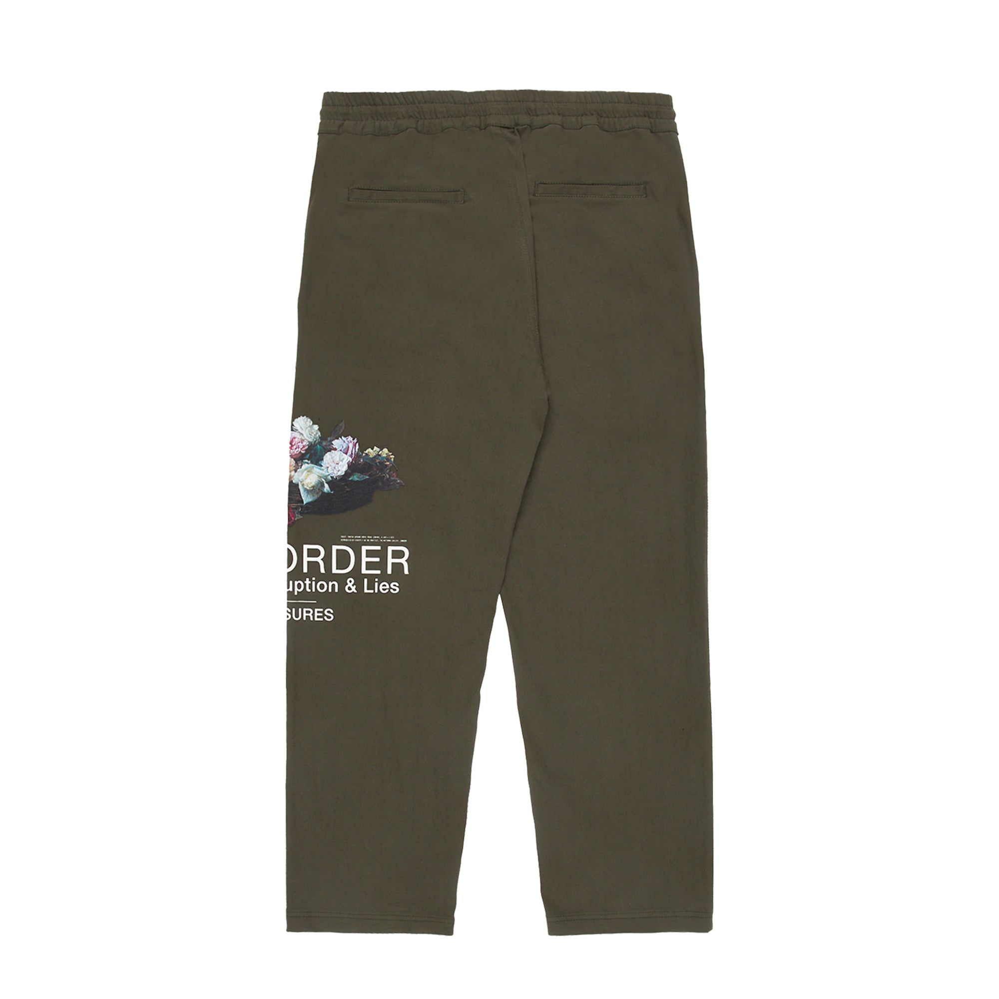 Pleasures Mens Power Beach Pants 'Olive'