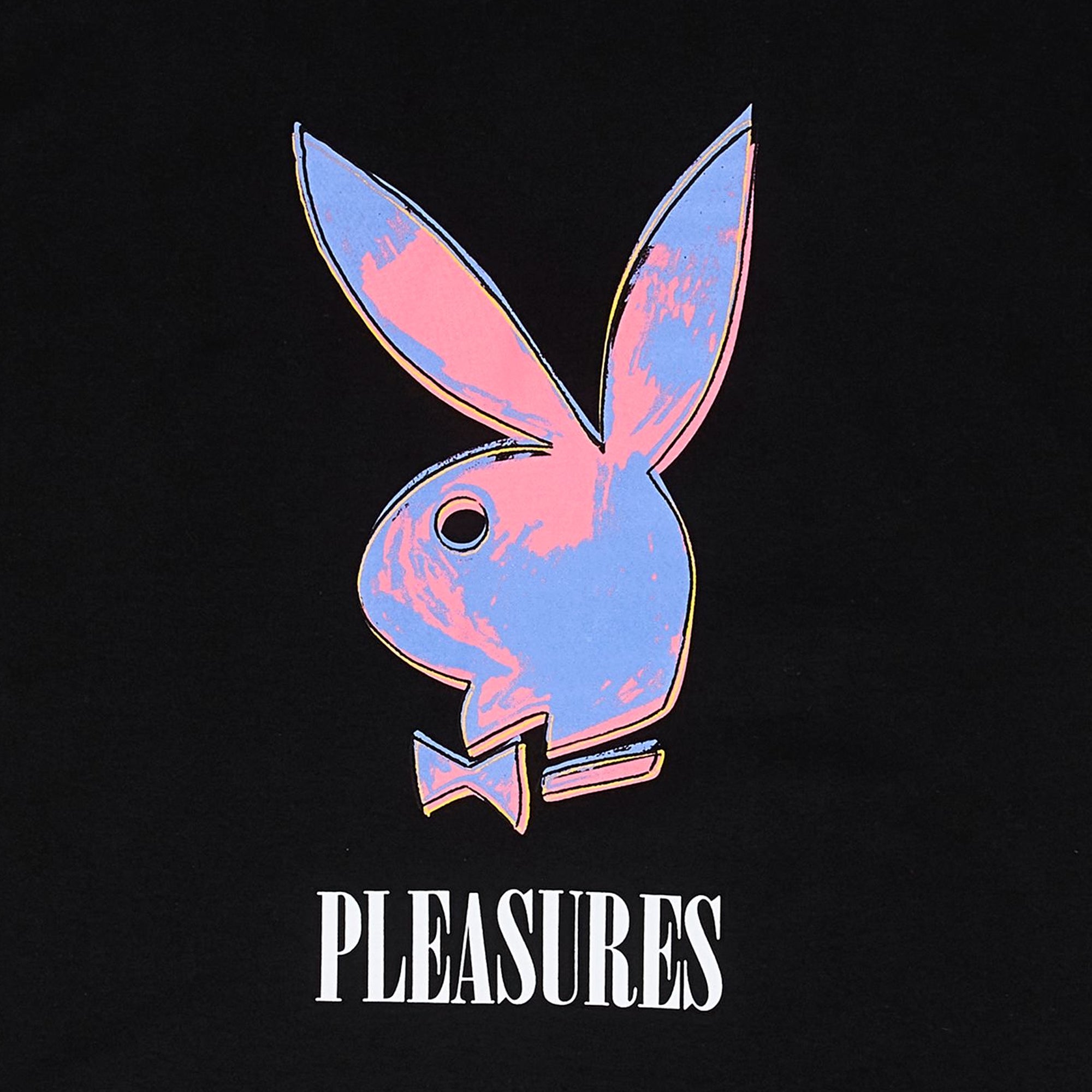 Pleasures x Playboy Mens Pop T-Shirt 'Black'