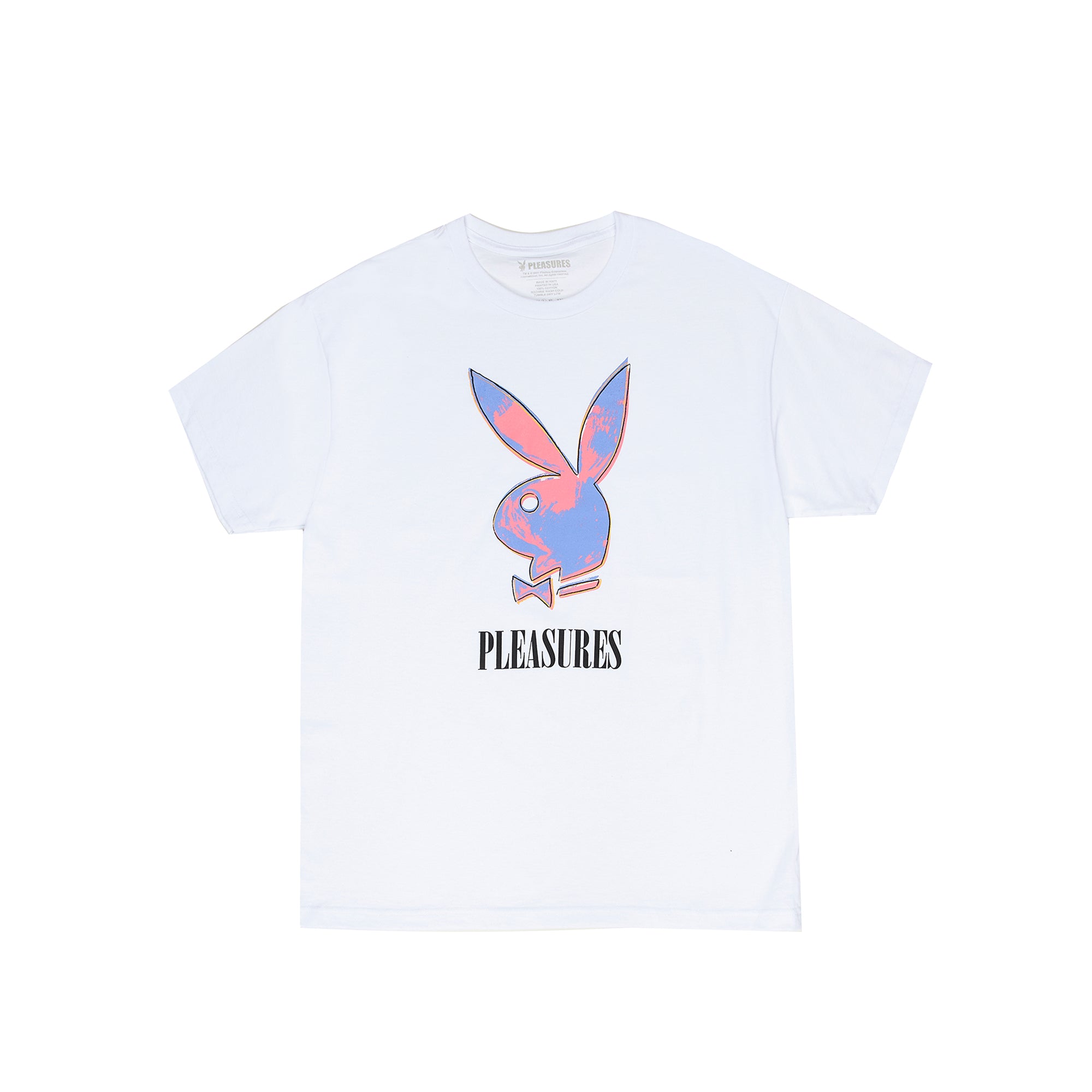 Pleasures x Playboy Mens Pop T-Shirt 'White'