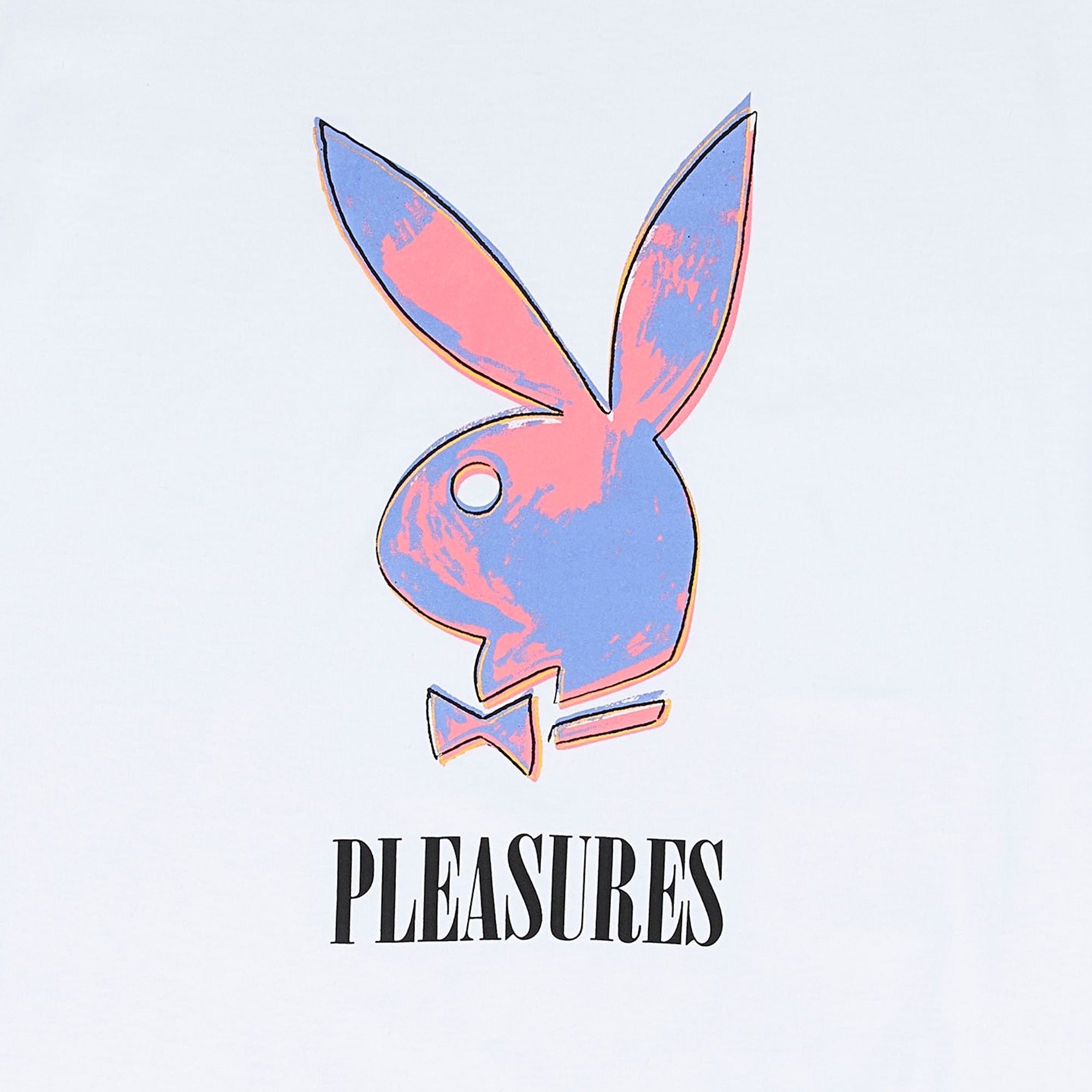 Pleasures x Playboy Mens Pop T-Shirt 'White'