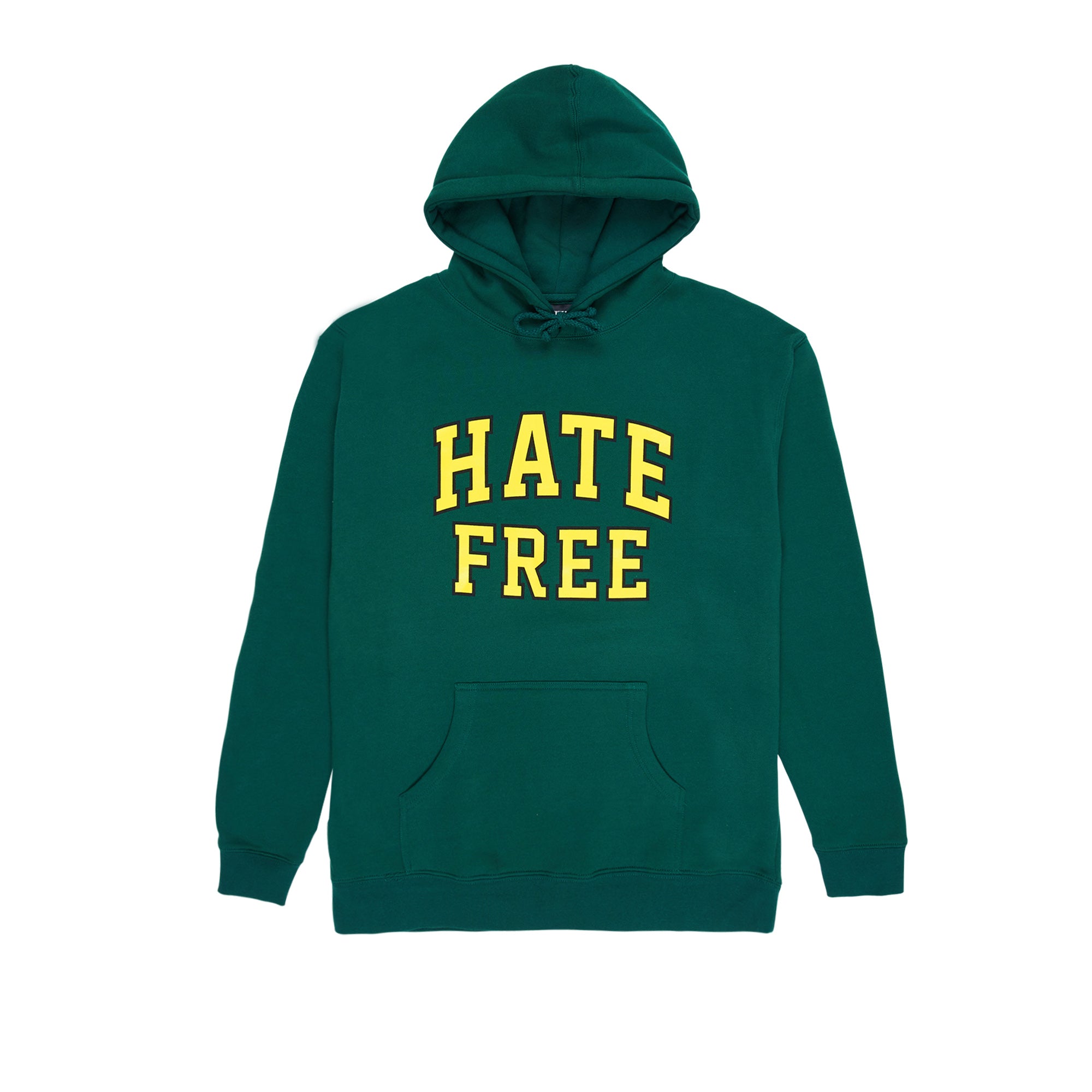 Pleasures Mens 'Forest Green' Hate Free Hoodie