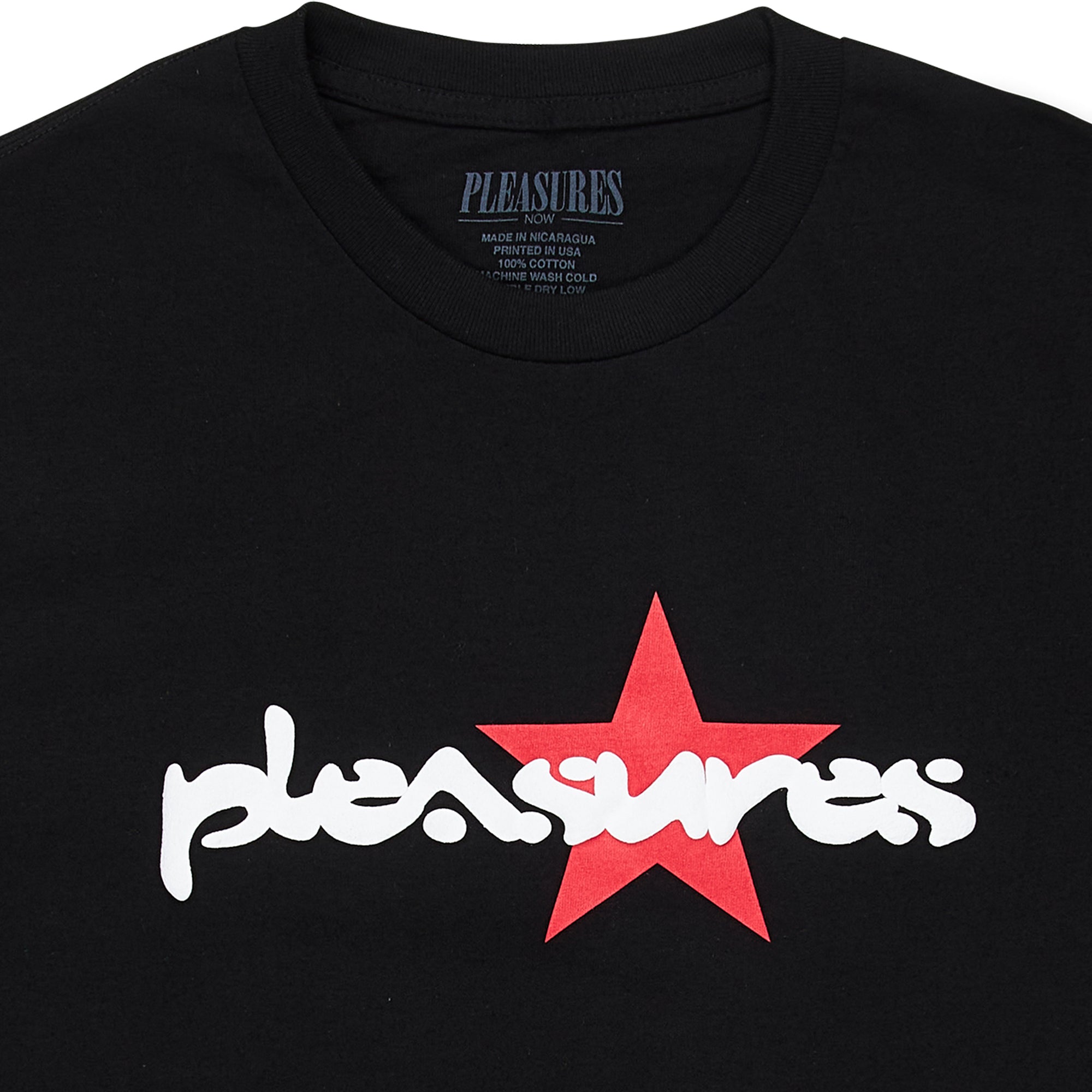 Pleasures Mens Vibration T-Shirt 'Black'