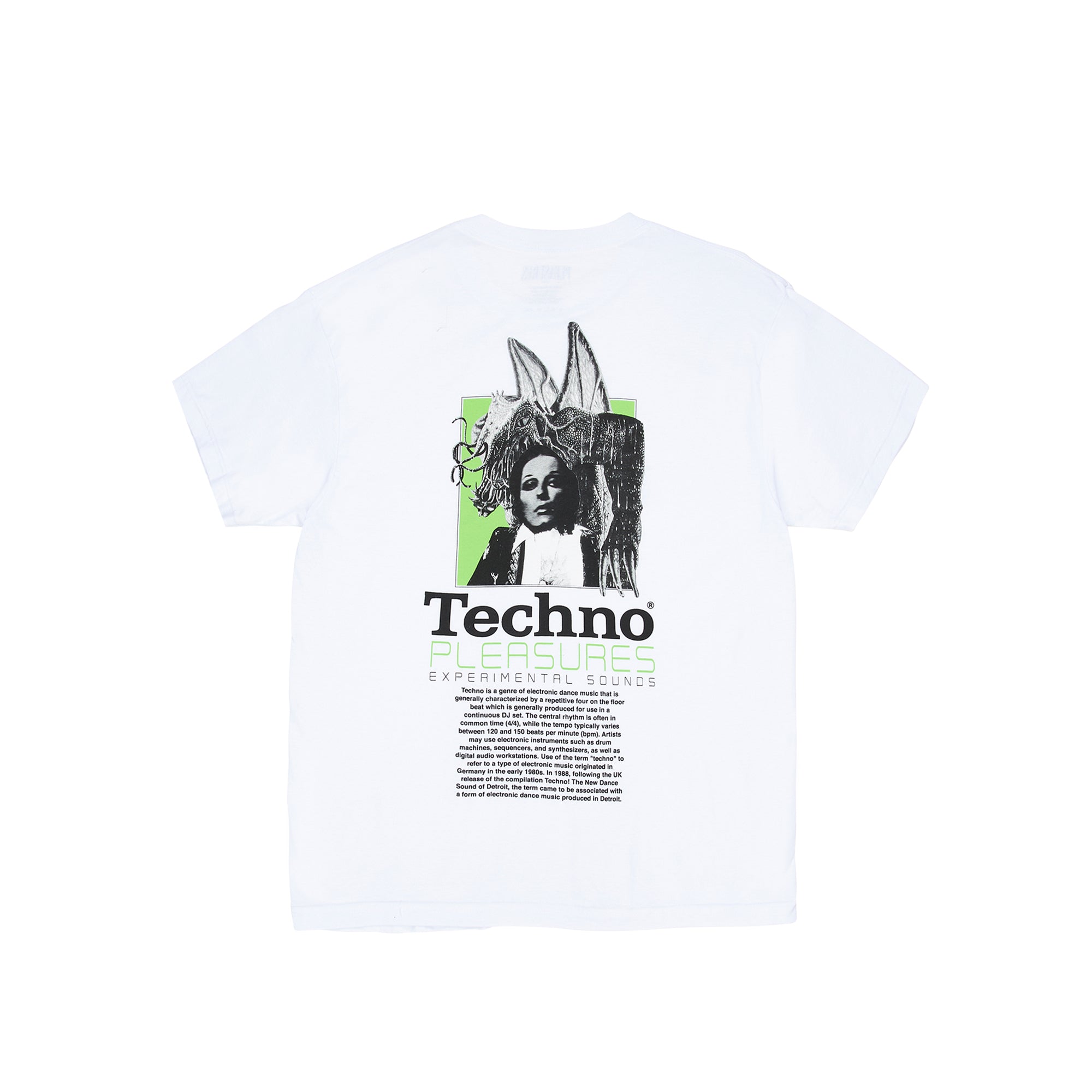 Pleasures Mens Techno T-Shirt 'White'