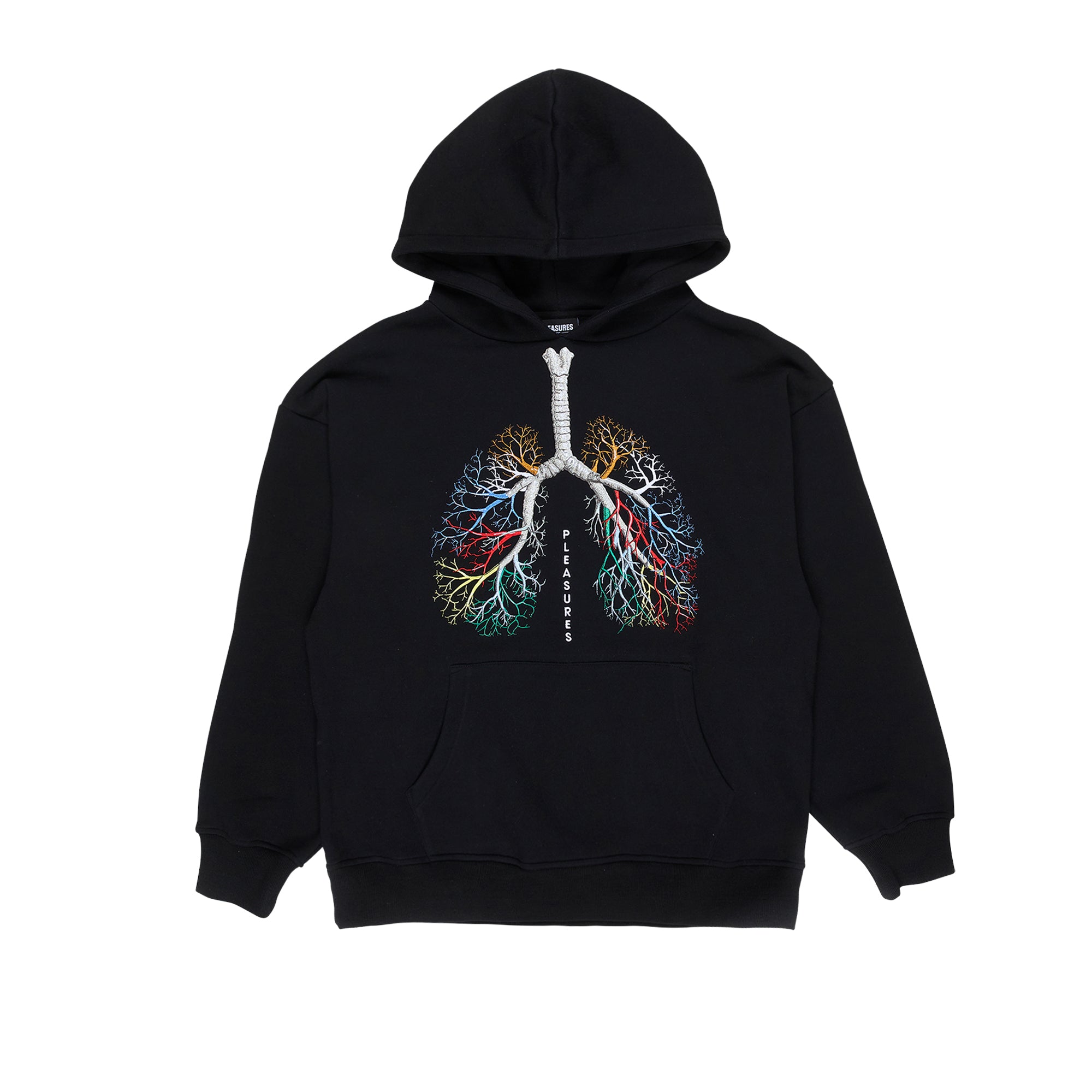 Pleasures Mens Breathe Hoodie 'Black'