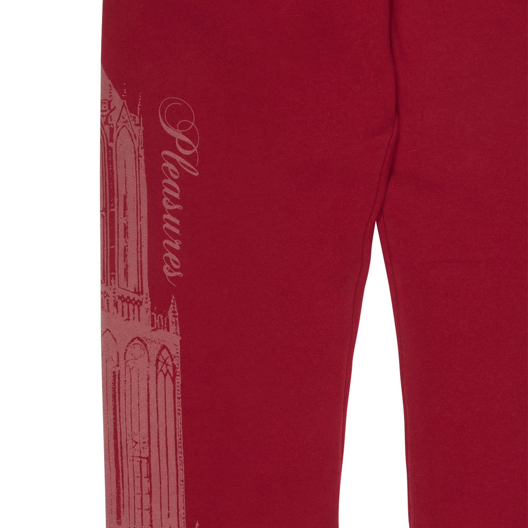 Pleasures Mens Warsaw Sweatpant 'Burgundy'