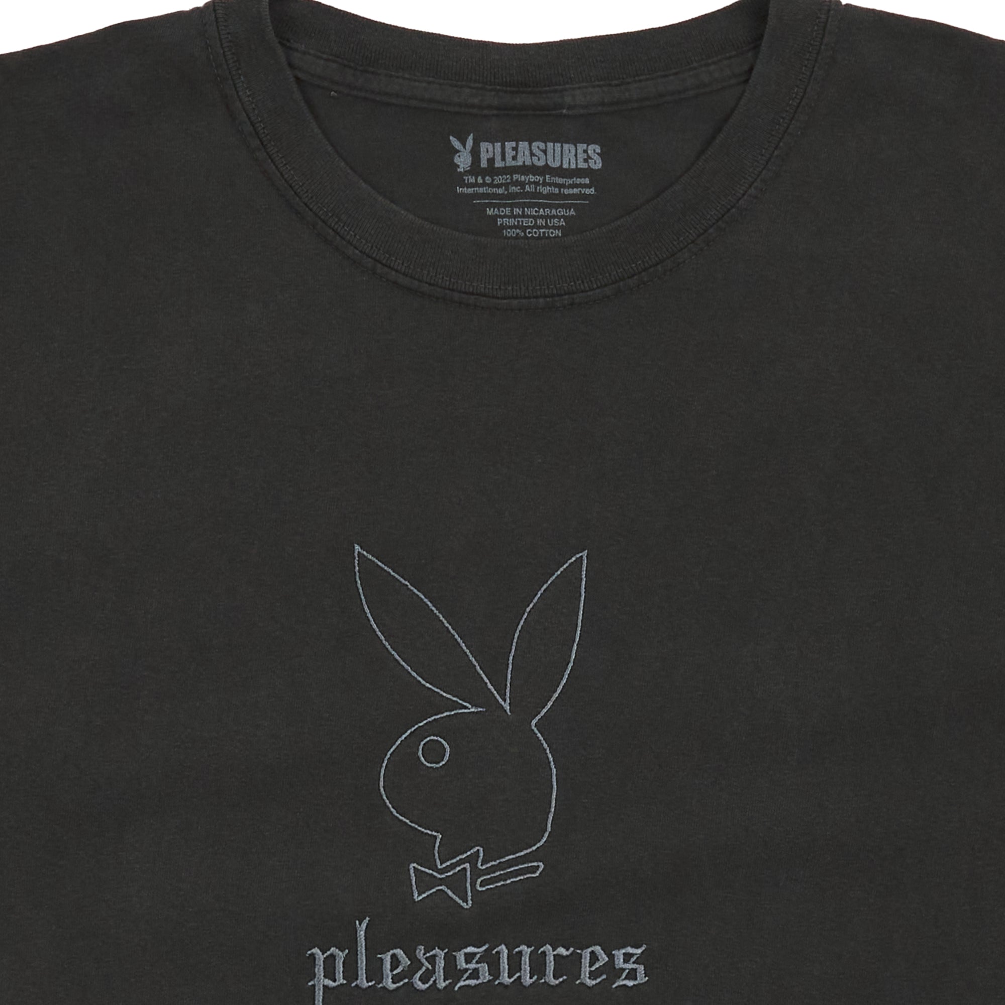 Pleasures Mens Entertainment Pigment Dye SS Tee