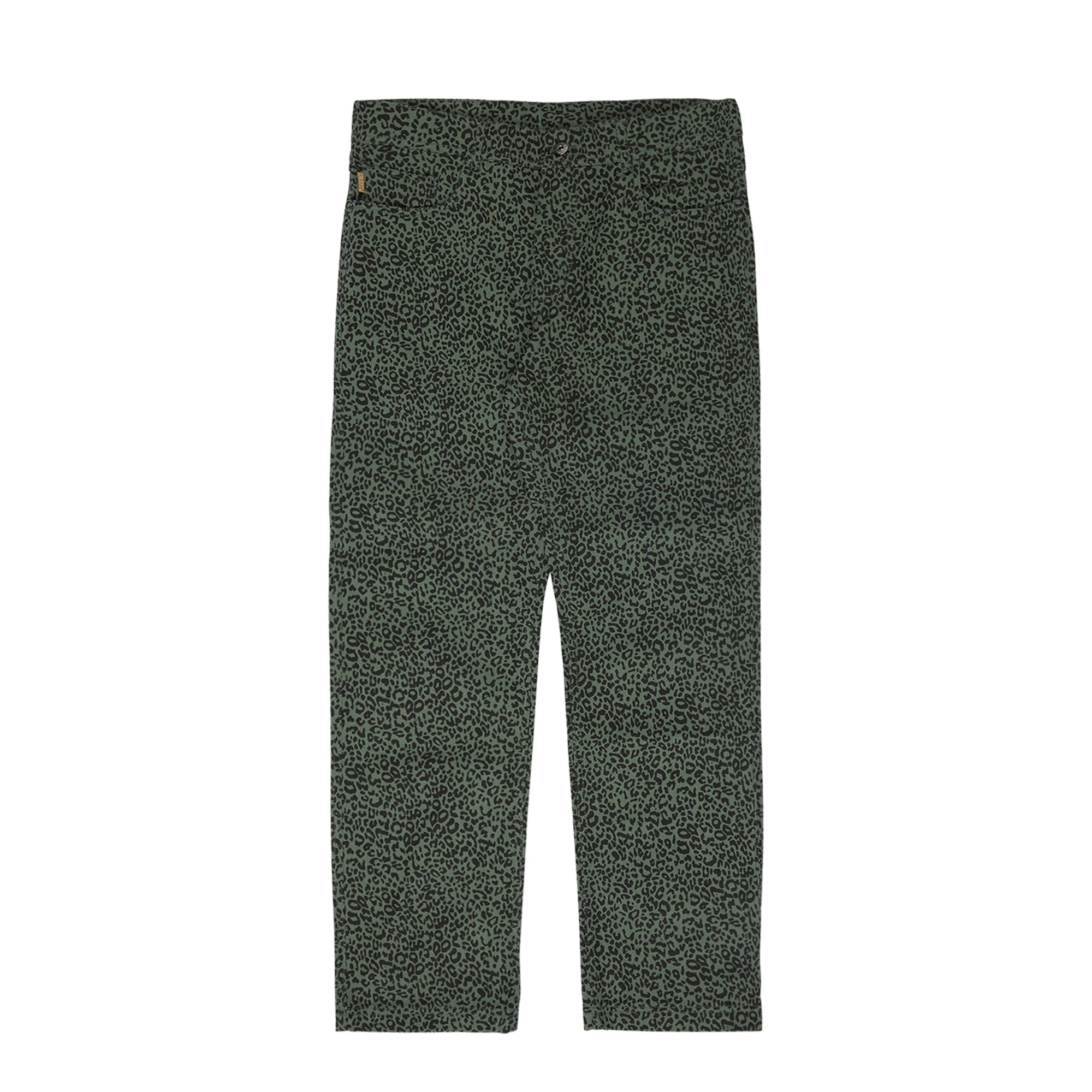 Pleasures Mens Cheetah Denim Pants 'Green'