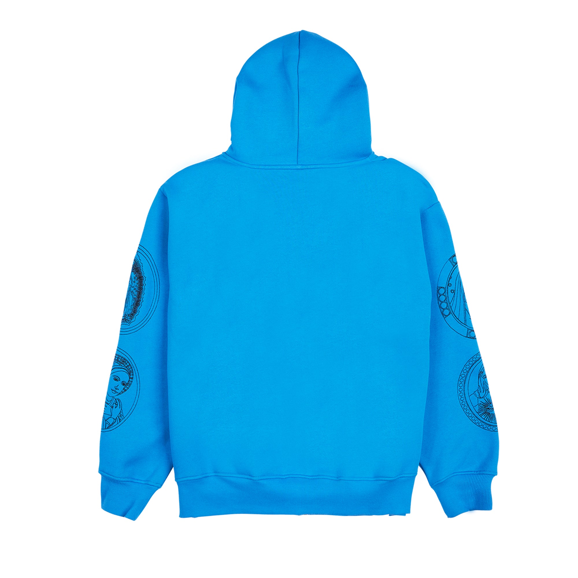 Pleasures Mens Virgin Zip Hoodie 'Blue'