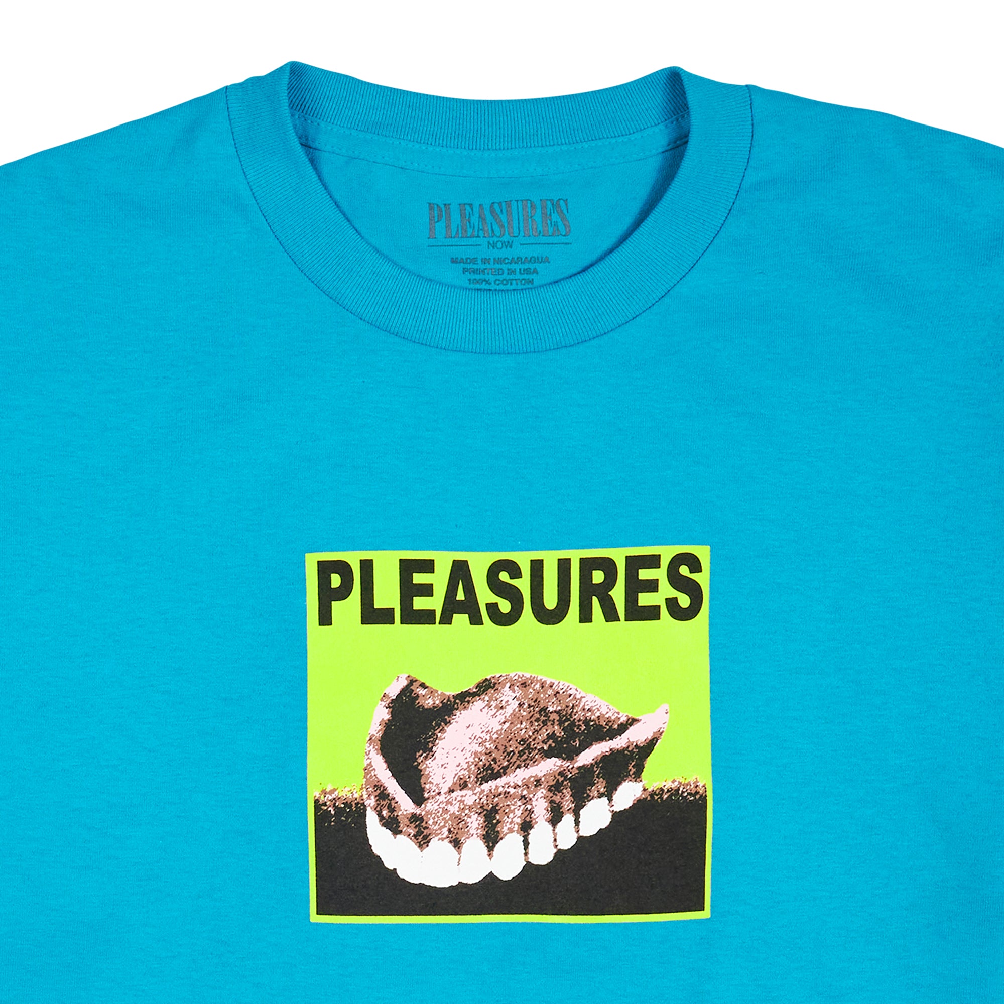 Pleasures Mens Dental T-Shirt 'Turquoise'