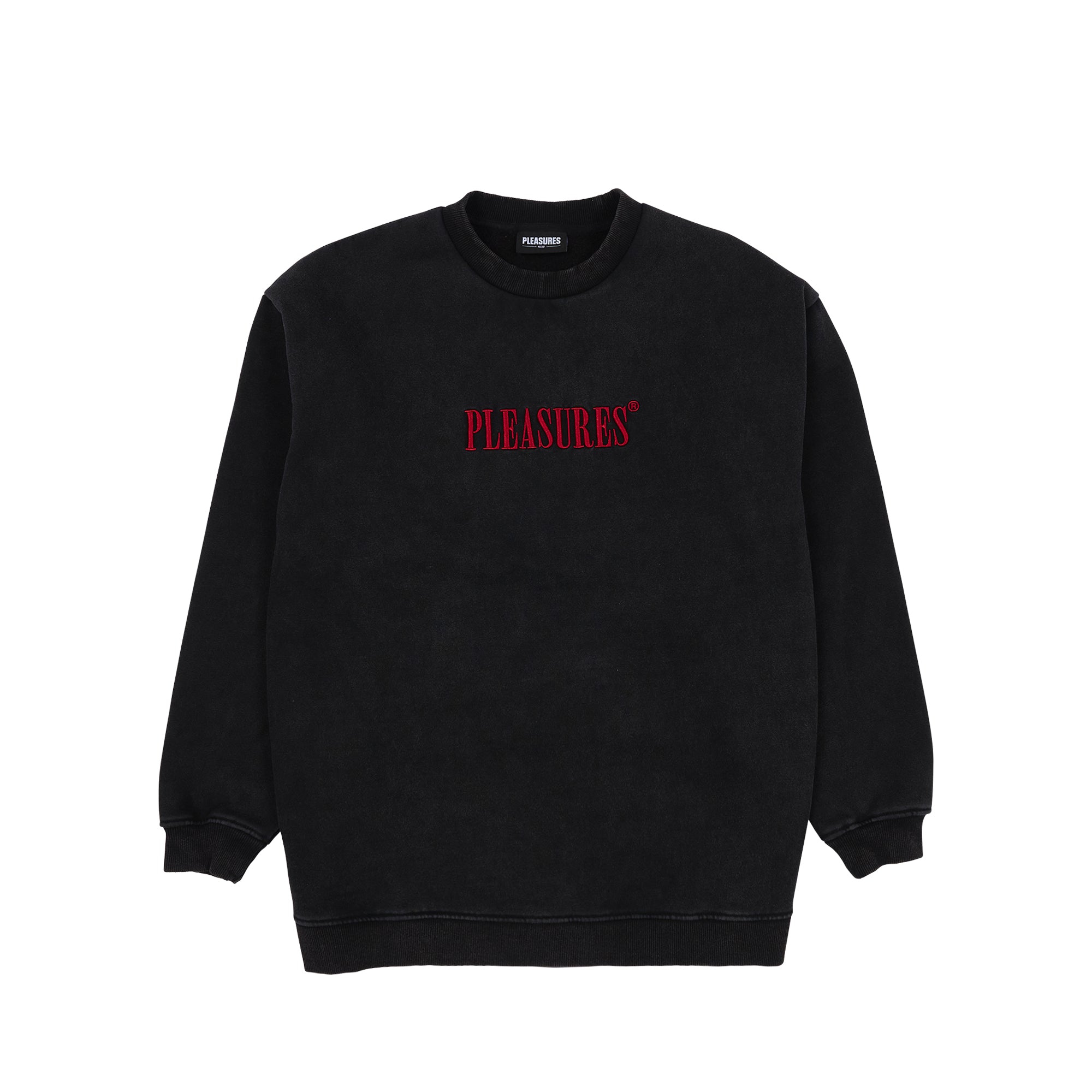 Pleasures Mens Sour Washed Crewneck