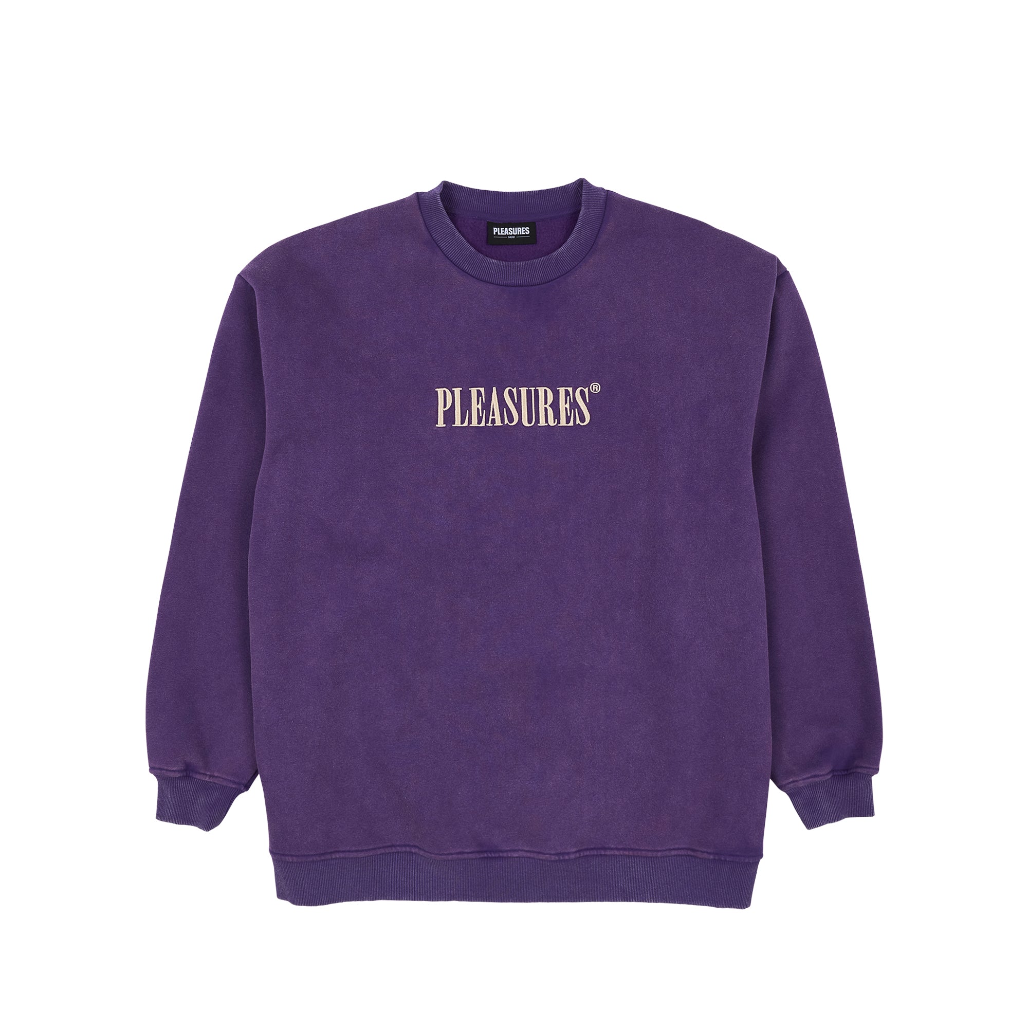 Pleasures Mens Sour Washed Crewneck