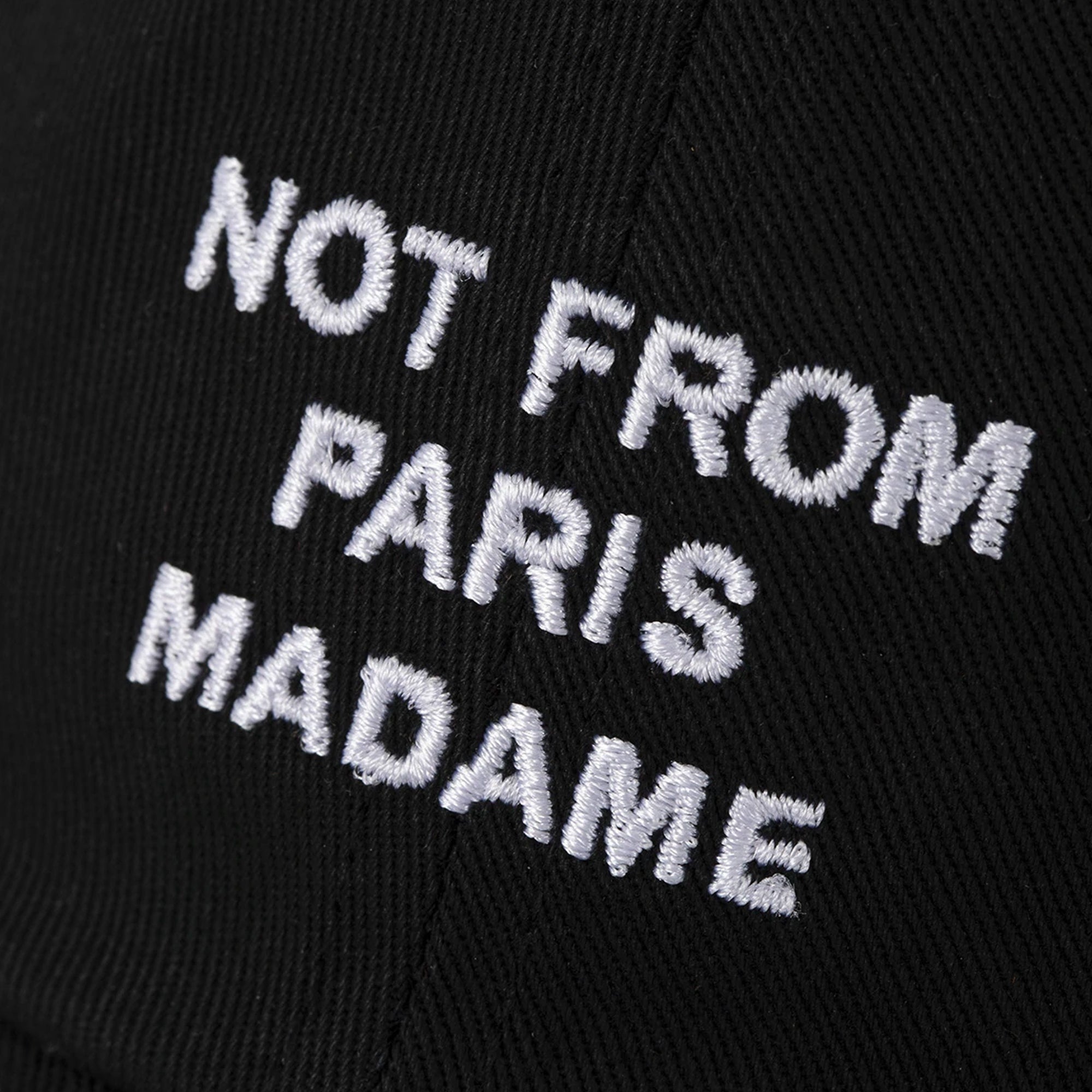 Drole De Monsieur NFPM Slogan Cap Black