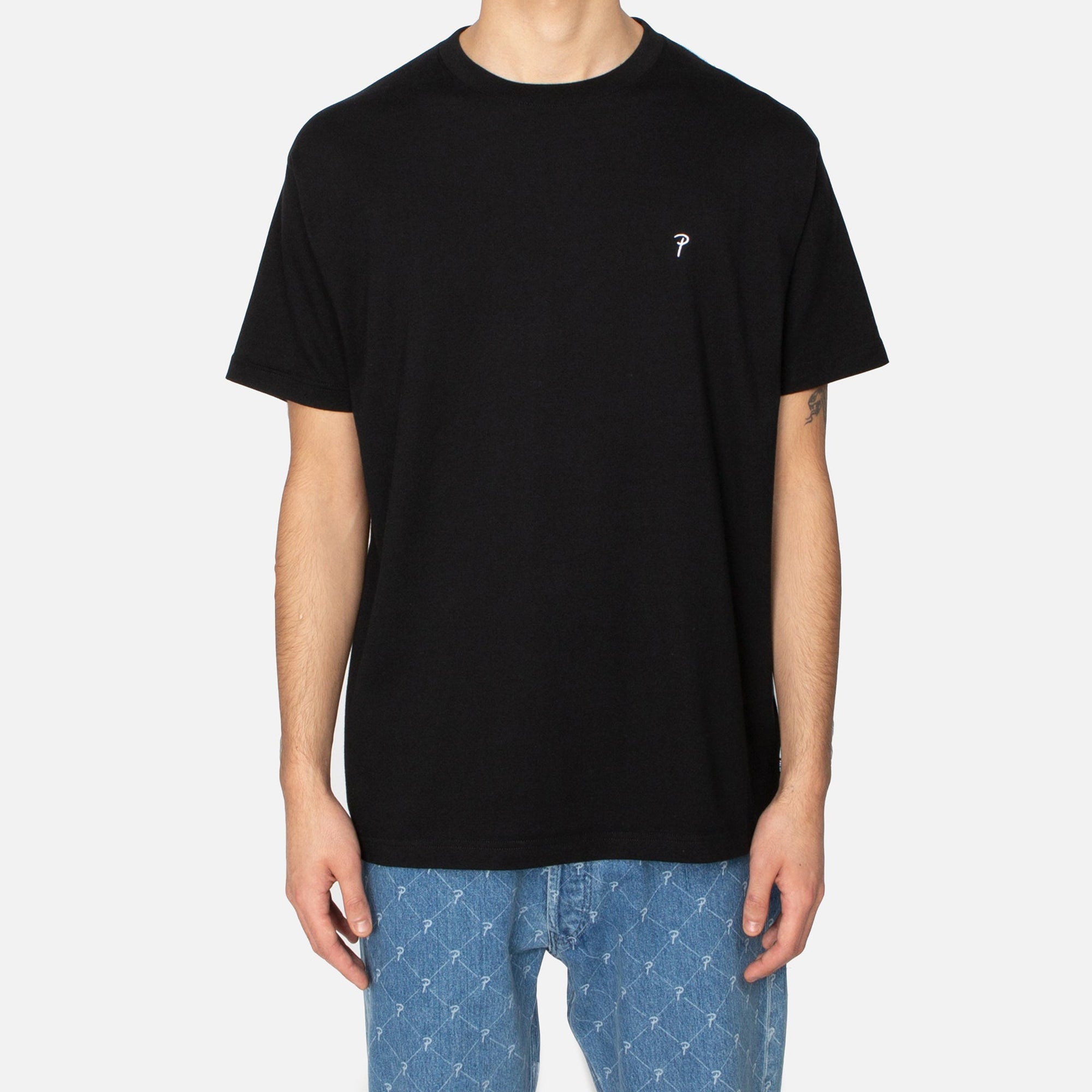 Patta Mens Basic Script P T-Shirt 'Black'