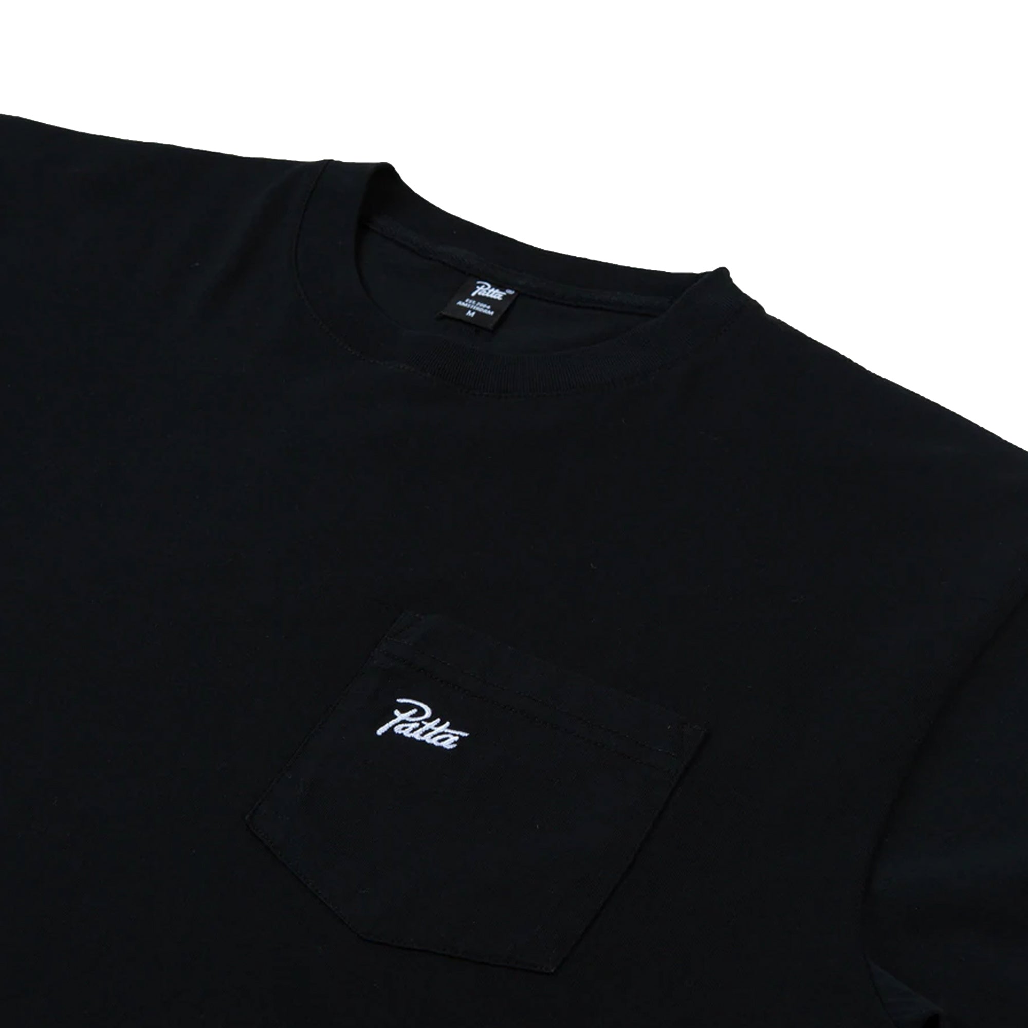 Patta Mens Basic Washed Pocket T-Shirt 'Black'