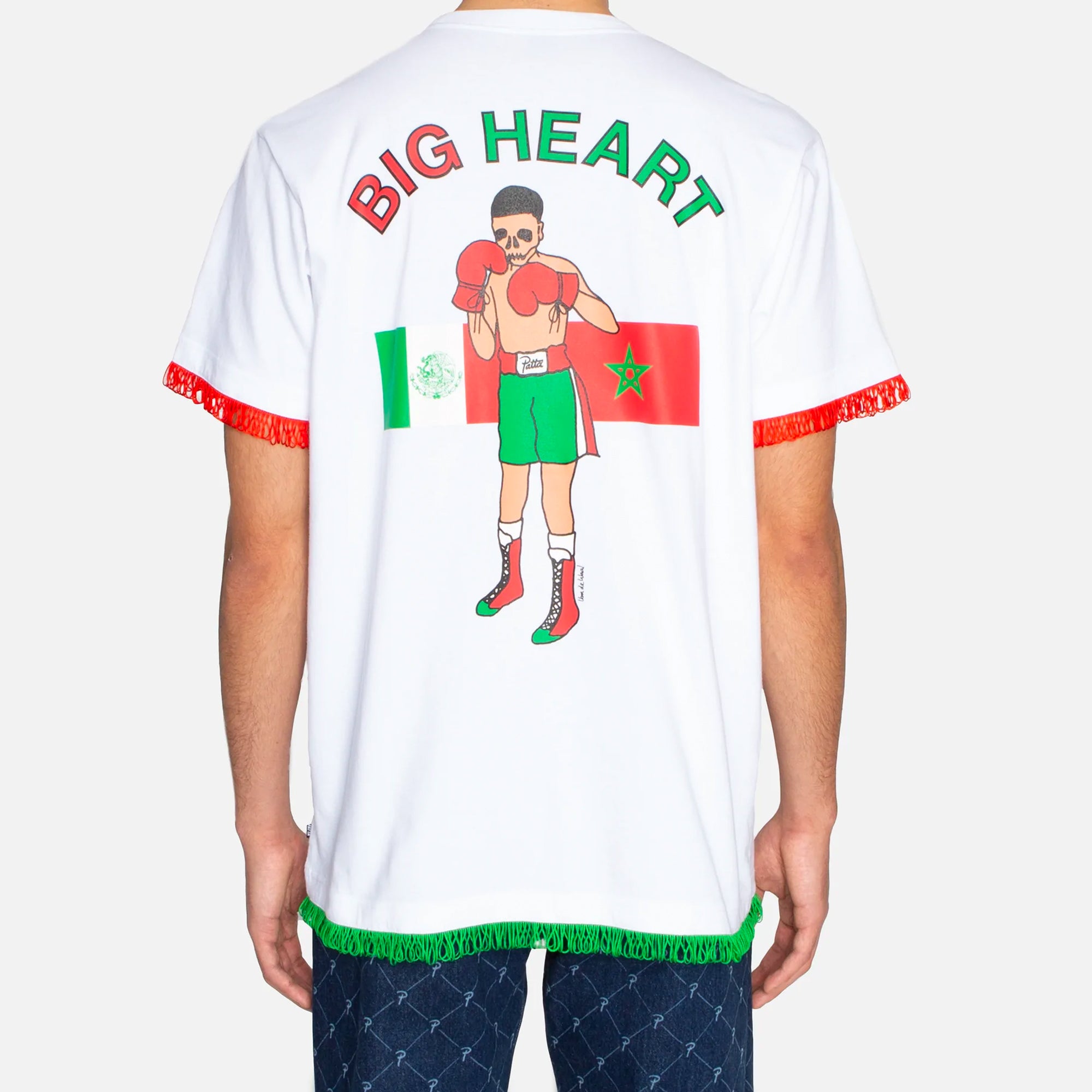 Patta Mens Big Heart T-Shirt 'White'