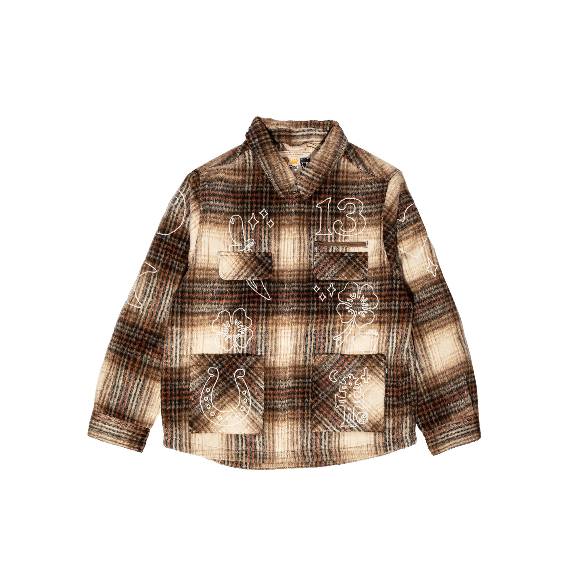 Patta Mens Lucky Charm Shirt Jacket 'Lucky Check'