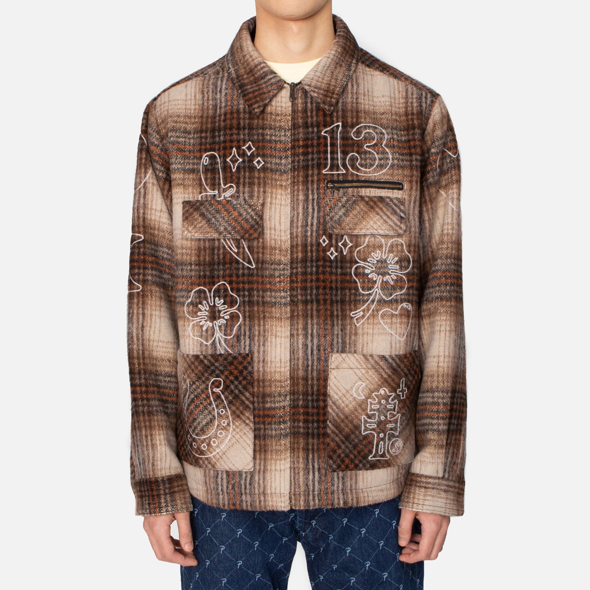 Patta Mens Lucky Charm Shirt Jacket 'Lucky Check'