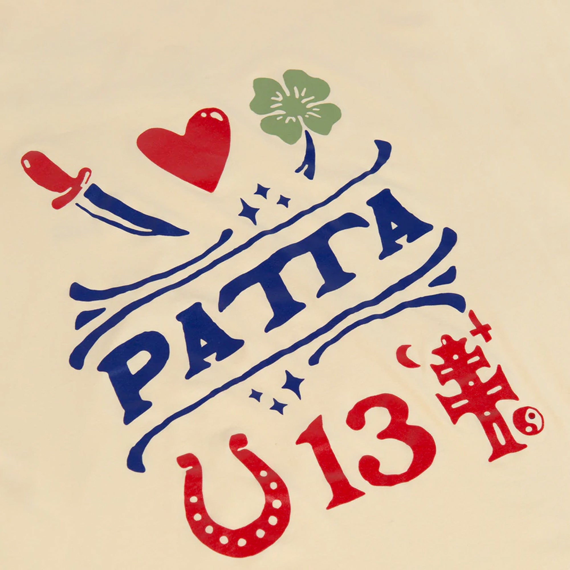 Patta Mens Lucky Charm T-Shirt 'Vanilla Custard'