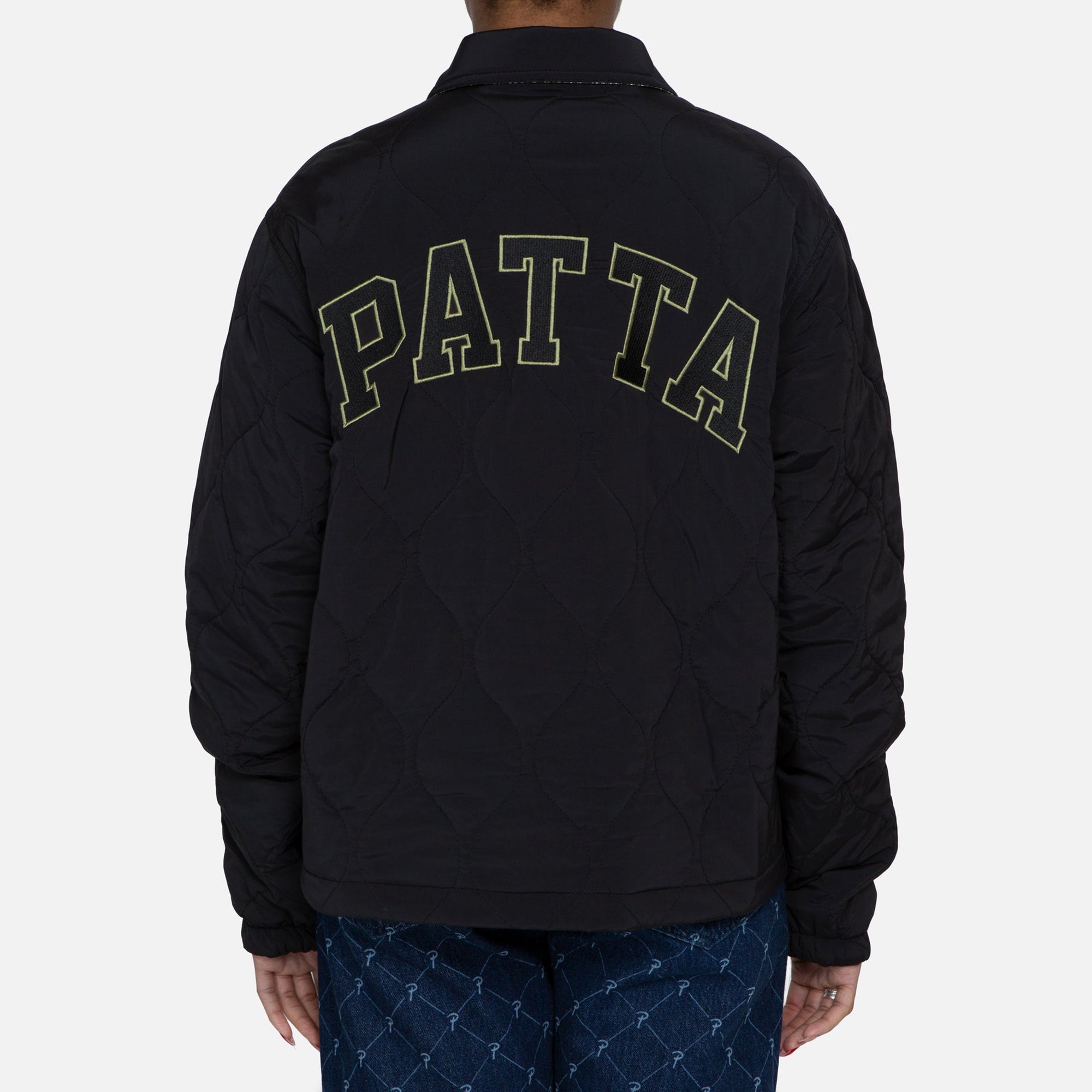 Patta Mens Paisley Reversible Jacket 'Black/Paisley'