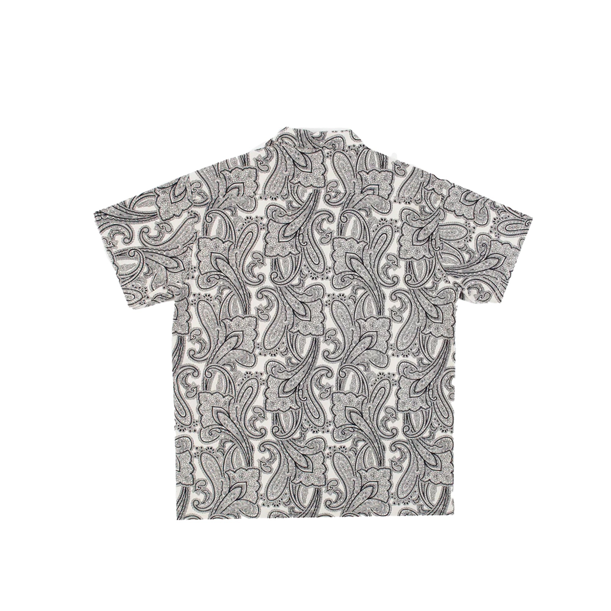 Patta Mens Silver Paisley Shortsleeve Shirt 'Silver Birch'