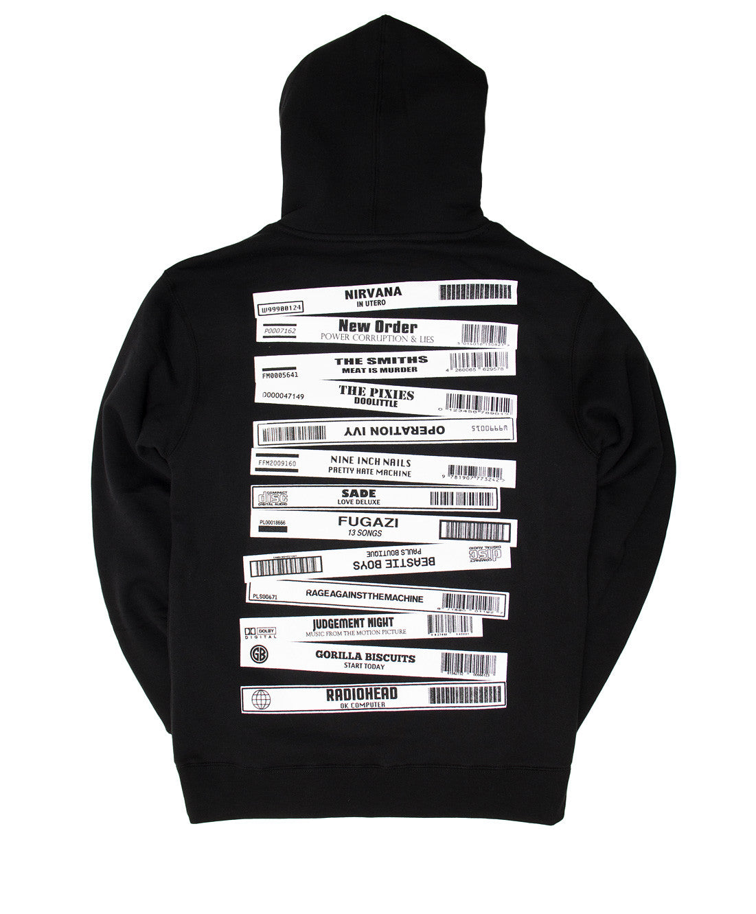 Pleasures CDs Hoody - Black