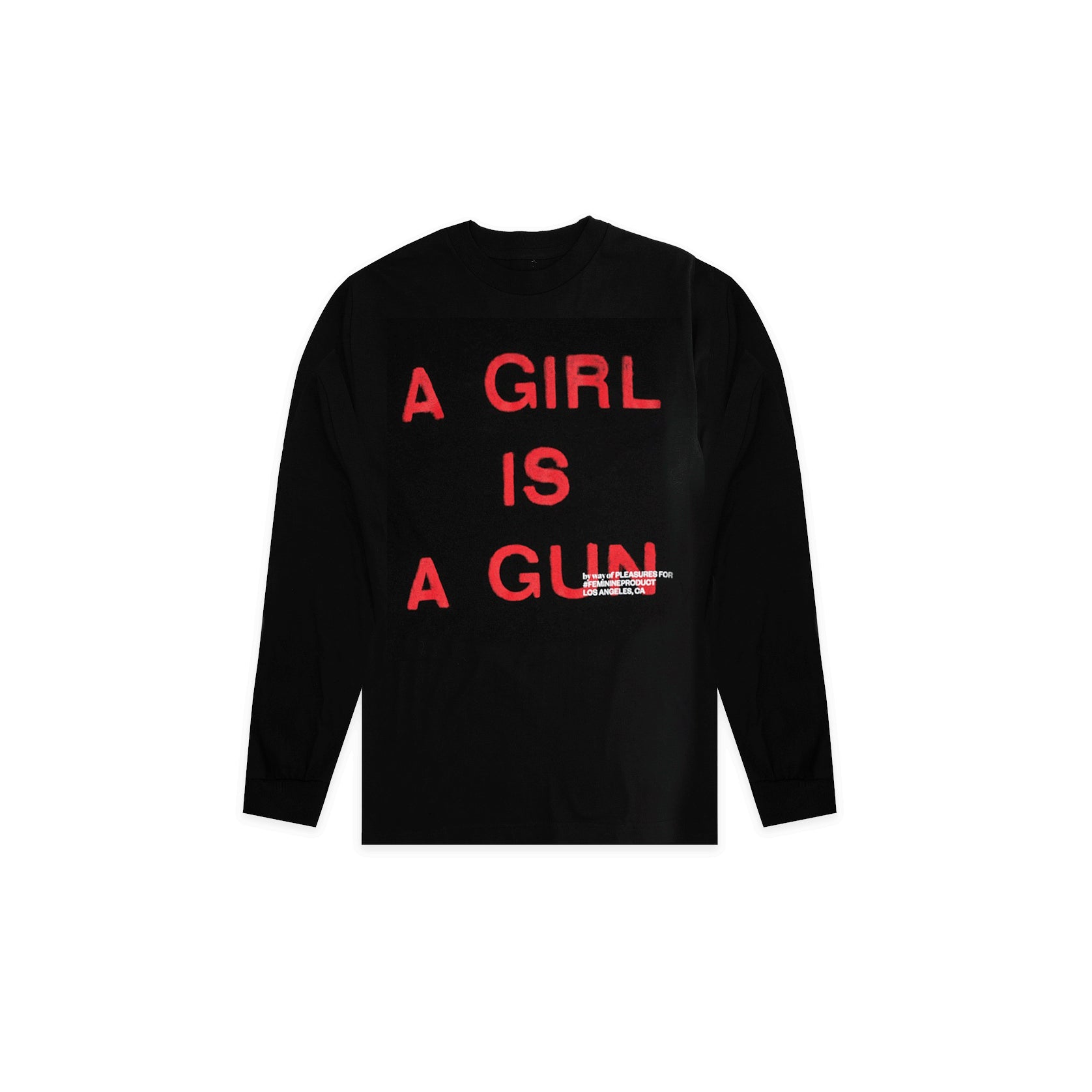 Pleasures Girl Is A Gun L/S Tee [P17F101071]