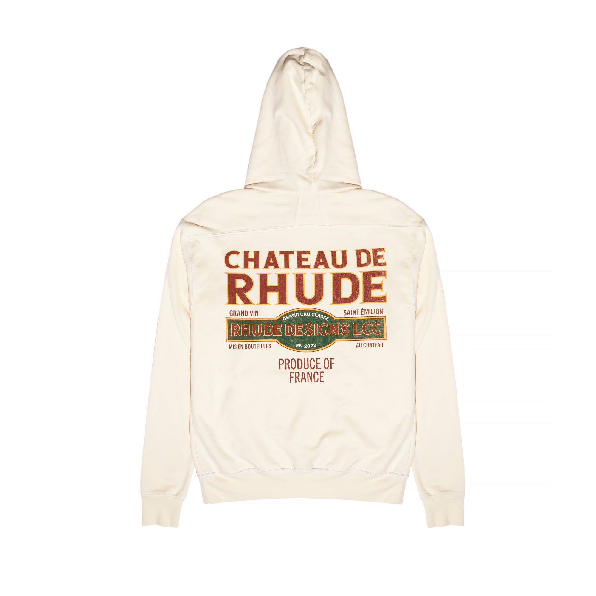 Rhude Mens Cheateau De Rhude Hoodie