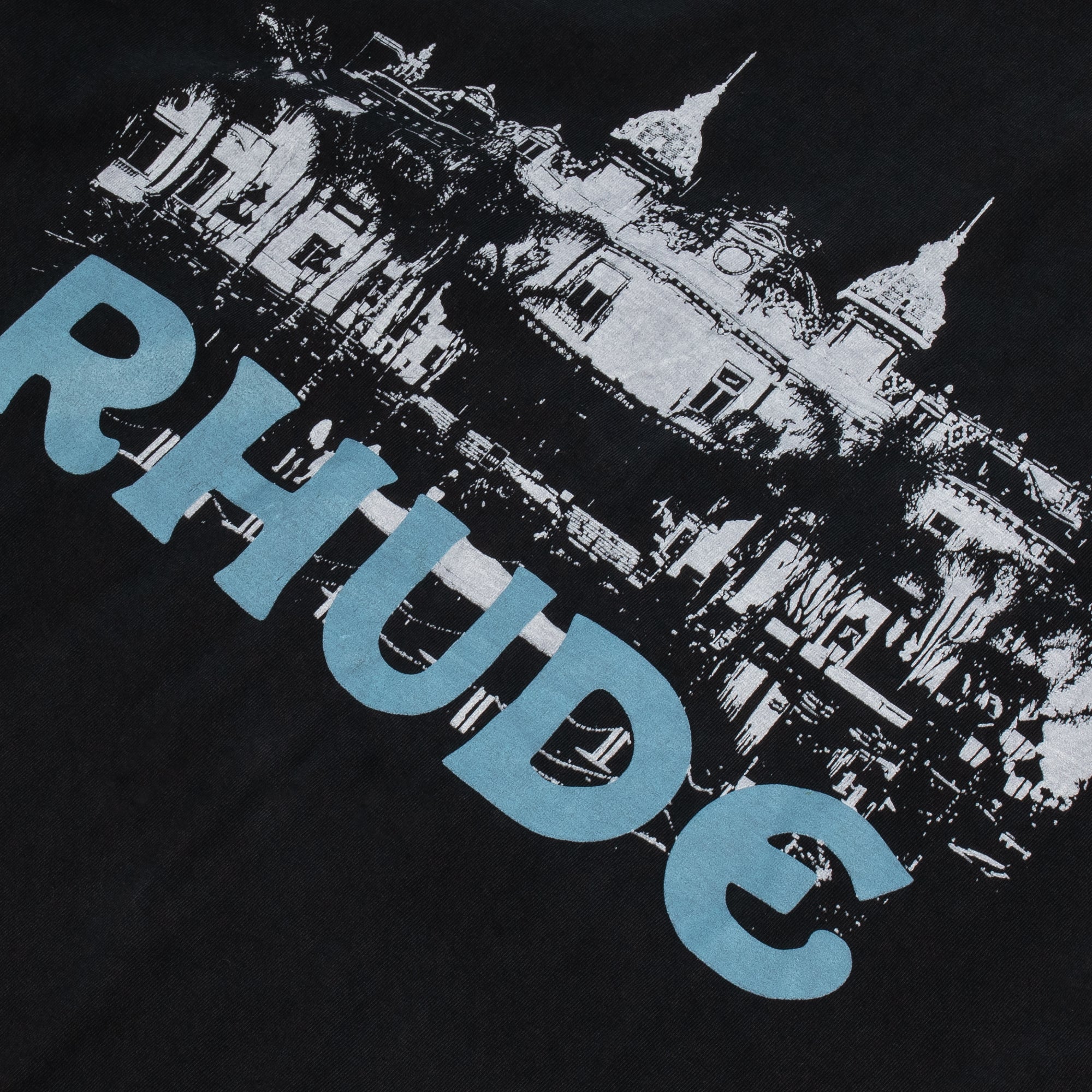 Rhude Mens Casino Tee 'Black'