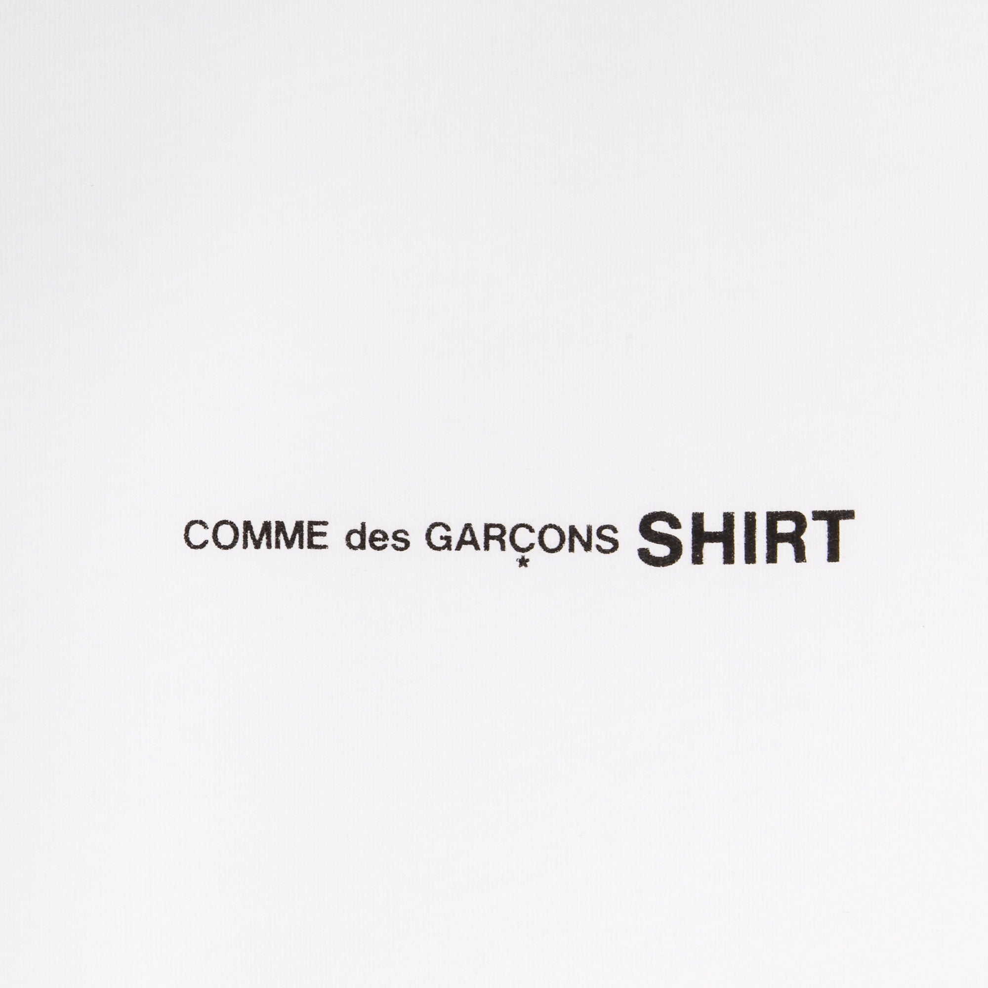 Comme des Garcons SHIRT Mens Long sleeve Logo Tee