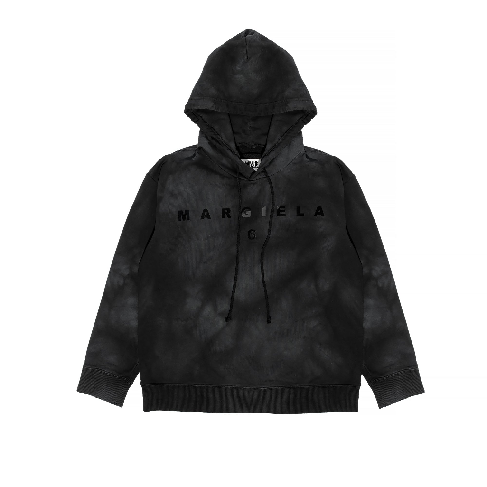 Maison Margiela MM6 Womens Logo Hoodie Black