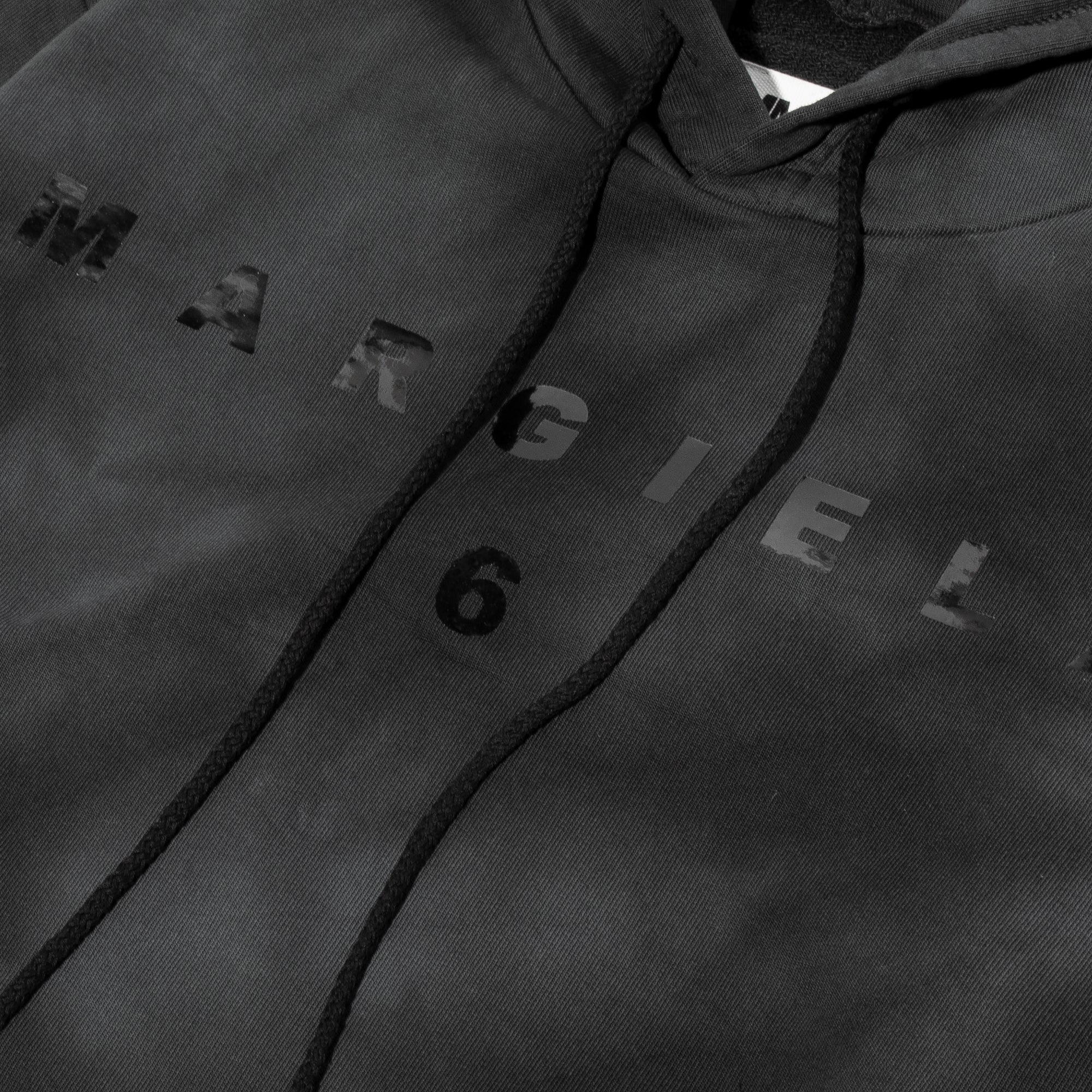 Maison Margiela MM6 Womens Logo Hoodie Black