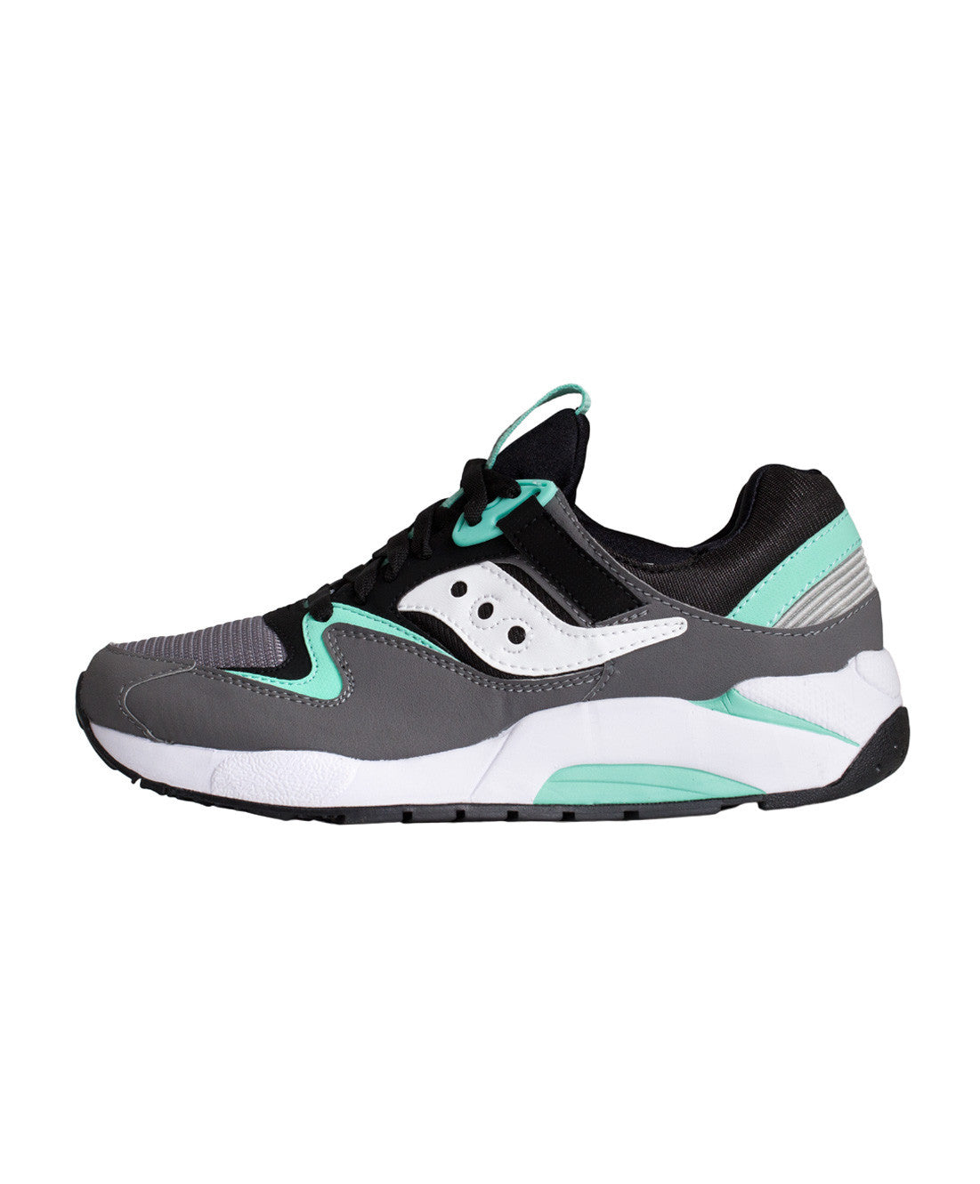 Saucony Grid 9000 (Grey/Black/Mint)