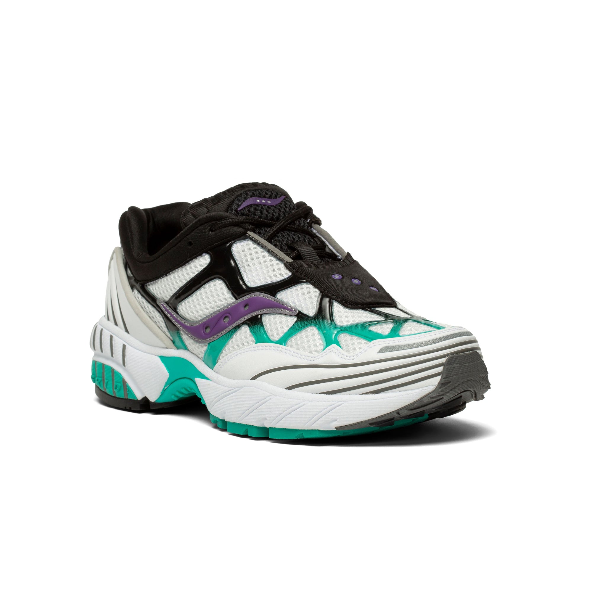 Saucony Mens Grid Web Shoes 'White'