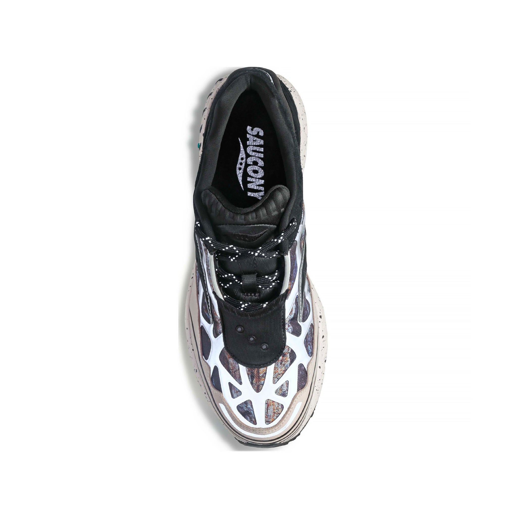 Saucony Mens Grid Web Shoes Grey