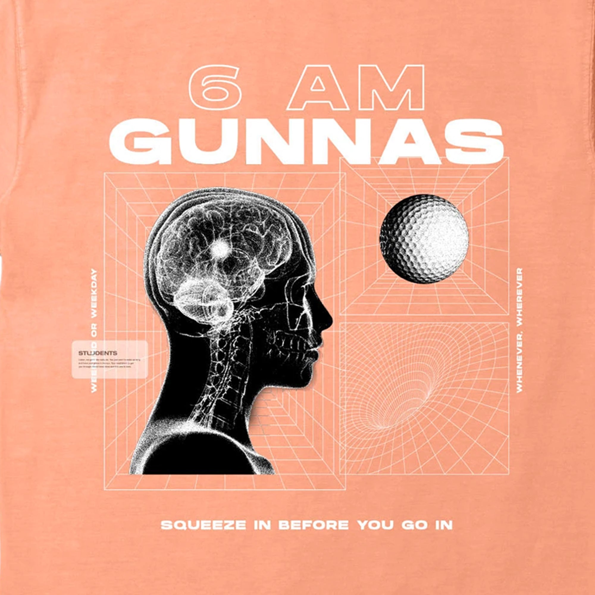 Students Mens 6 AM Gunnas SS Tee