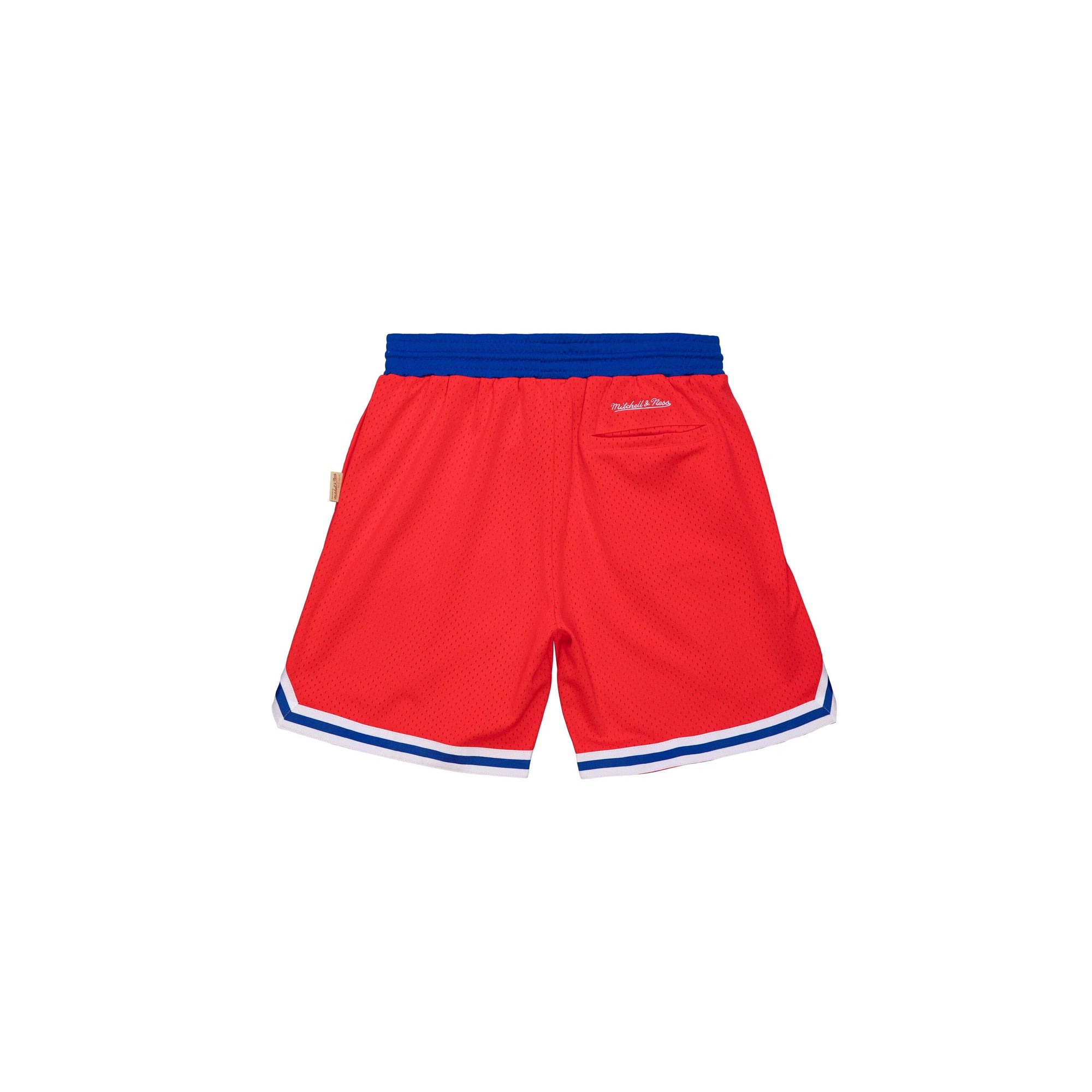 Mitchell & Ness x Fred Segal Mens Novelty Mesh Shorts Red