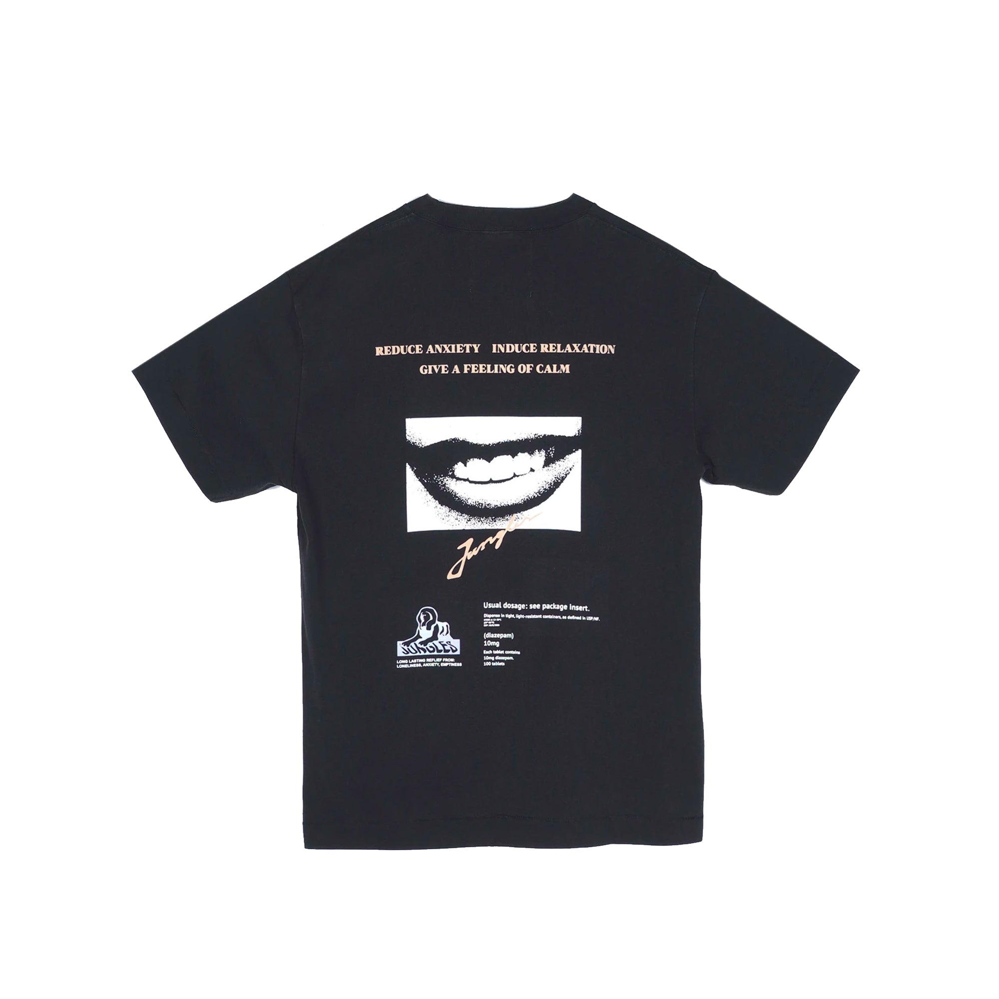Jungles Mens Diazepam Tee 'Black'
