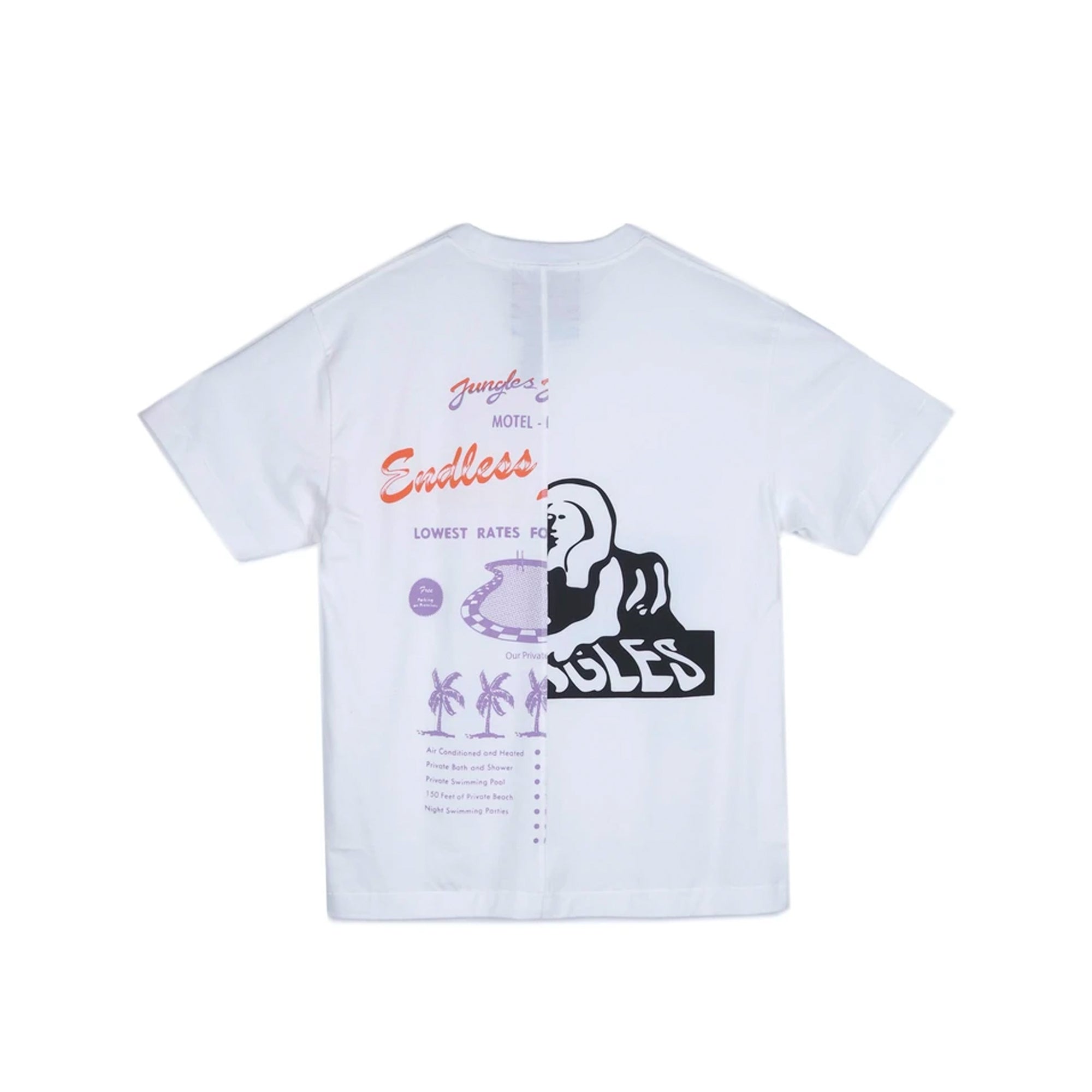 Jungles Endless Leisure Split Tee 'White'