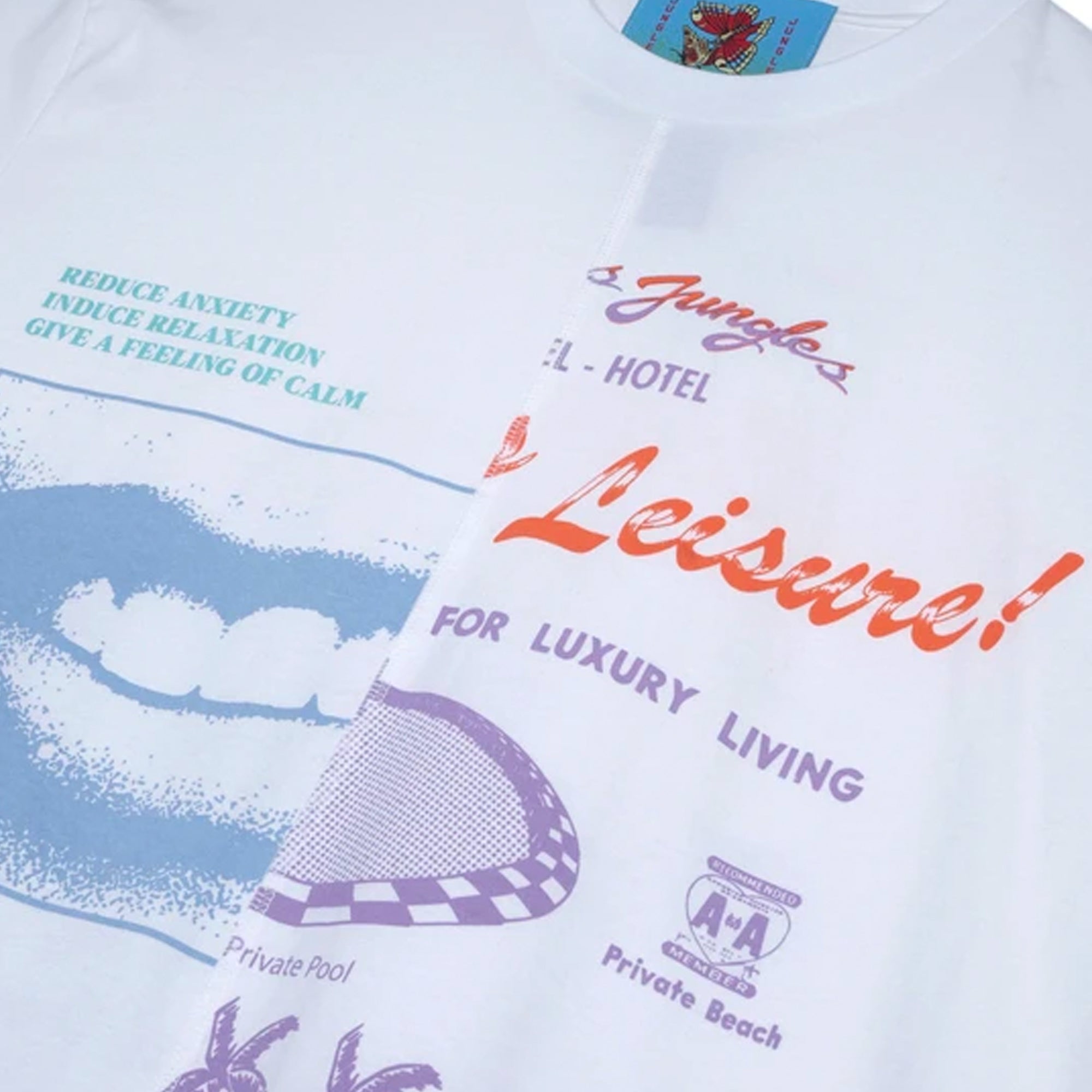 Jungles Endless Leisure Split Tee 'White'