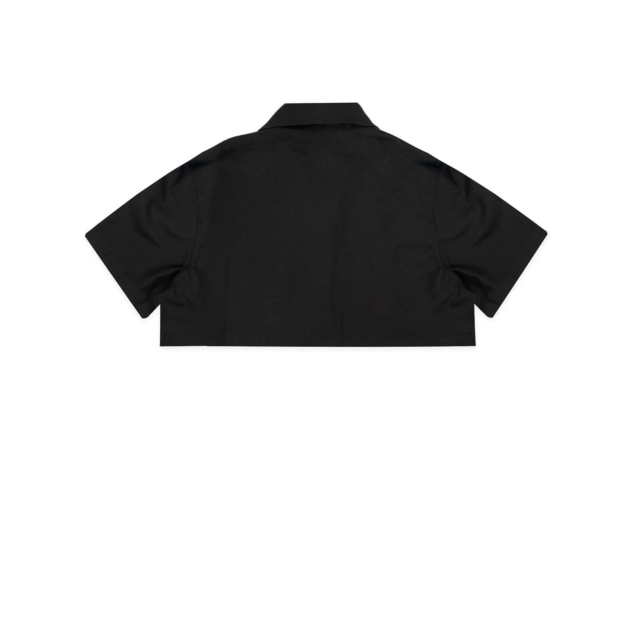 GCDS Womens Bowling Crop Shirt