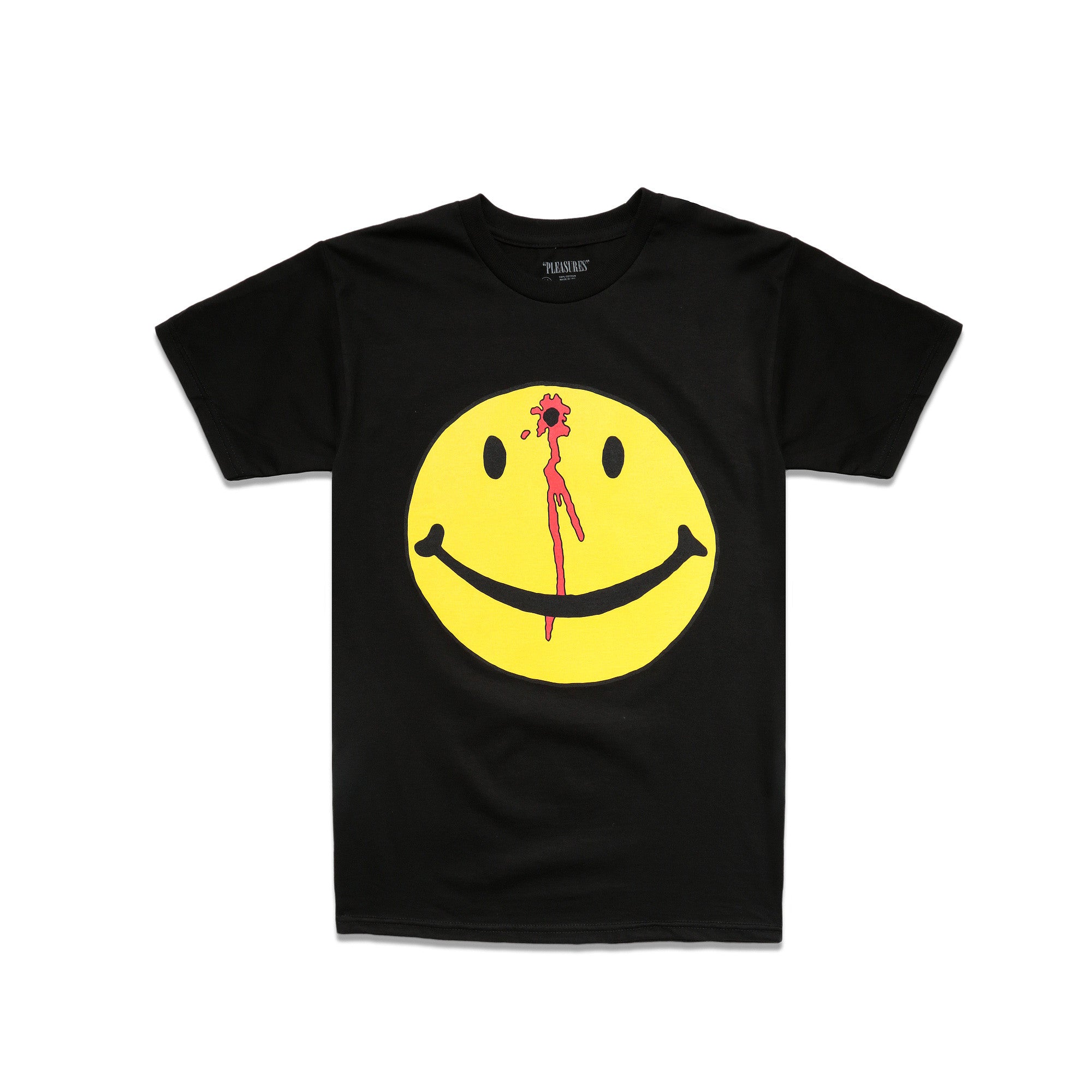 Pleasures x Chinatown Market Smiley Tee - Black