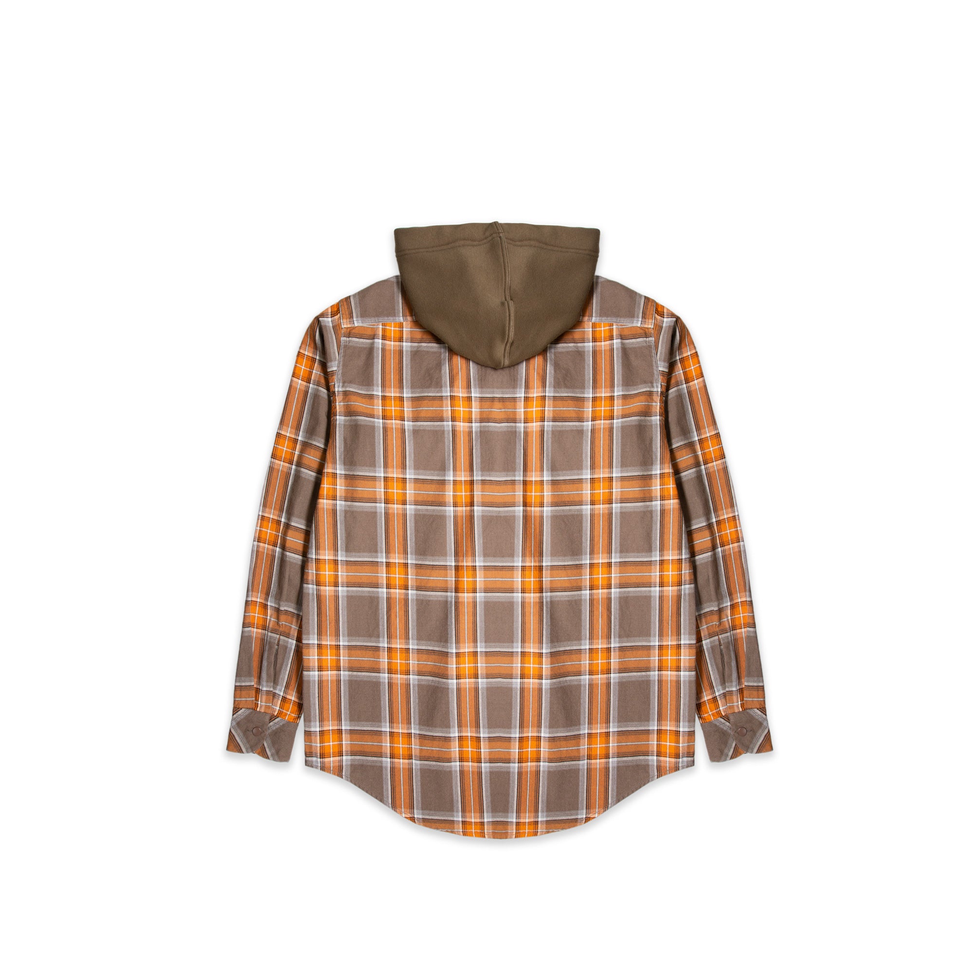 Nanamica Mens Hooded Check Wind Shirt