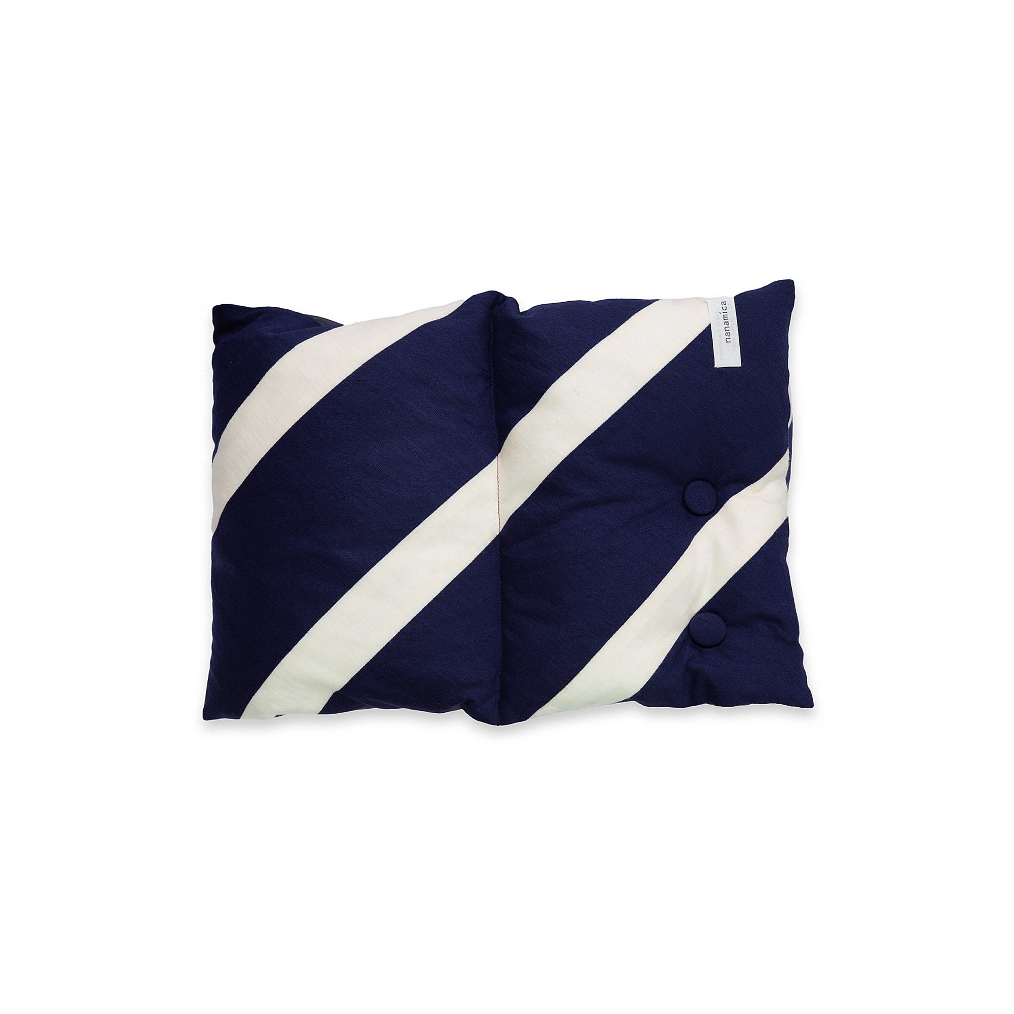 Nanamica Mens Stripe Down Muffler [SUKF865]