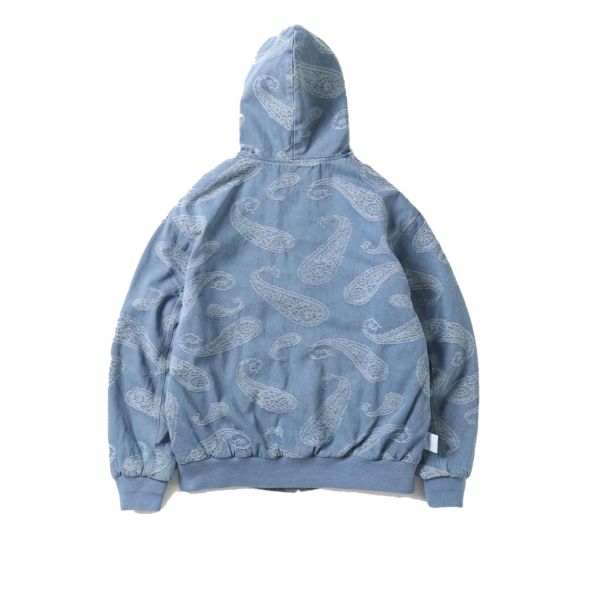 Thisisneverthat Mens Paisley Denim Jacket 'Light Blue'