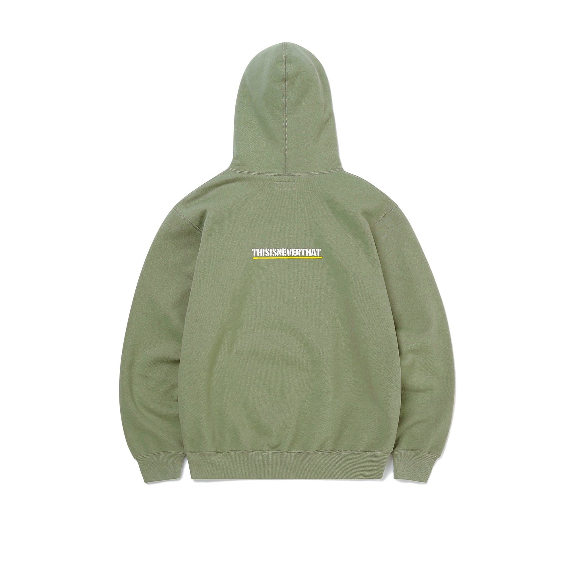 Thisisneverthat Mens Goodman Hooded Sweatshirt 'Light Olive'