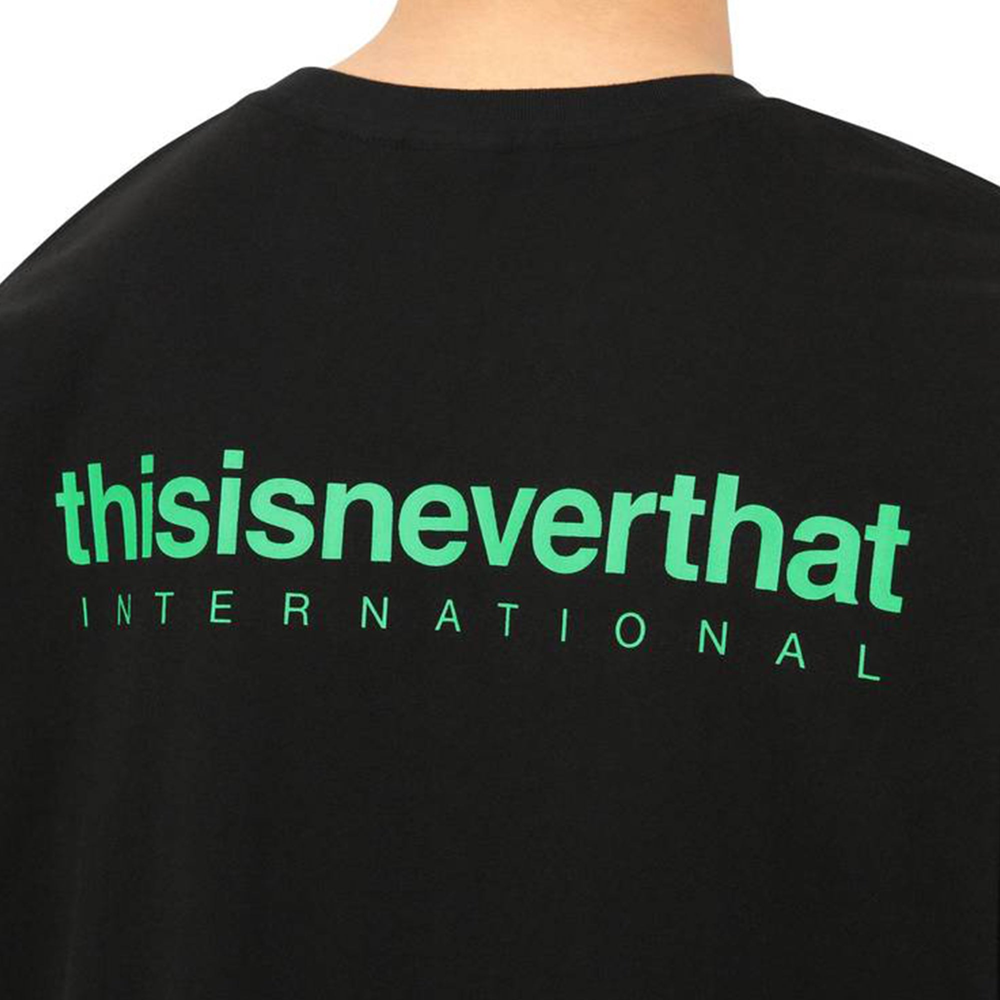 Thisisneverthat Mens INTL. Logo Tee 'Black'