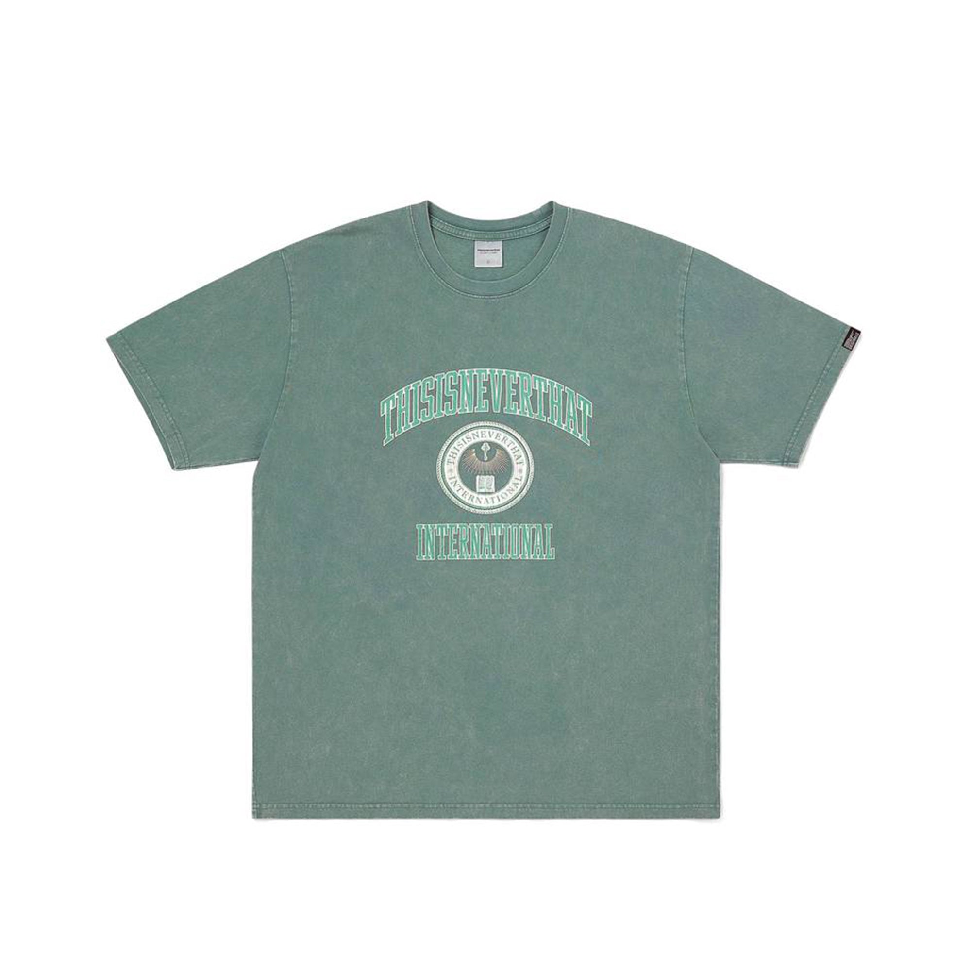 Thisisneverthat Mens Acid Washed Tee 'Dark Teal'